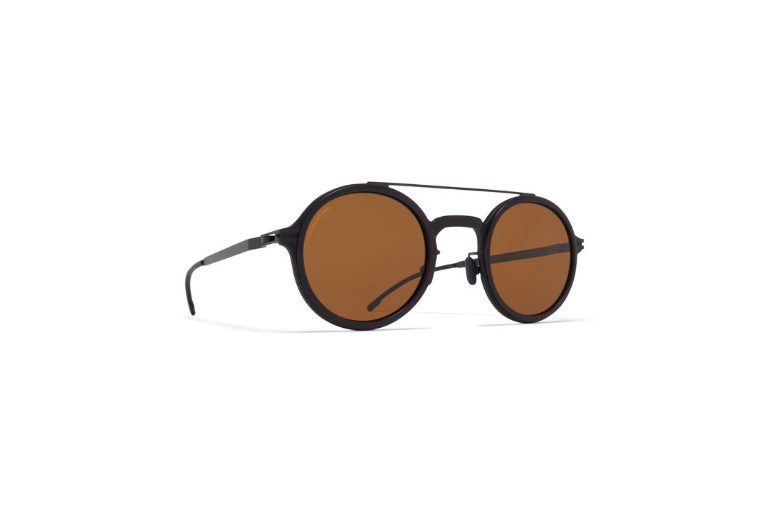 MYKITA HEMLOCK MH6 Pitch Black/Black / Polarized Pro Amber Brown
