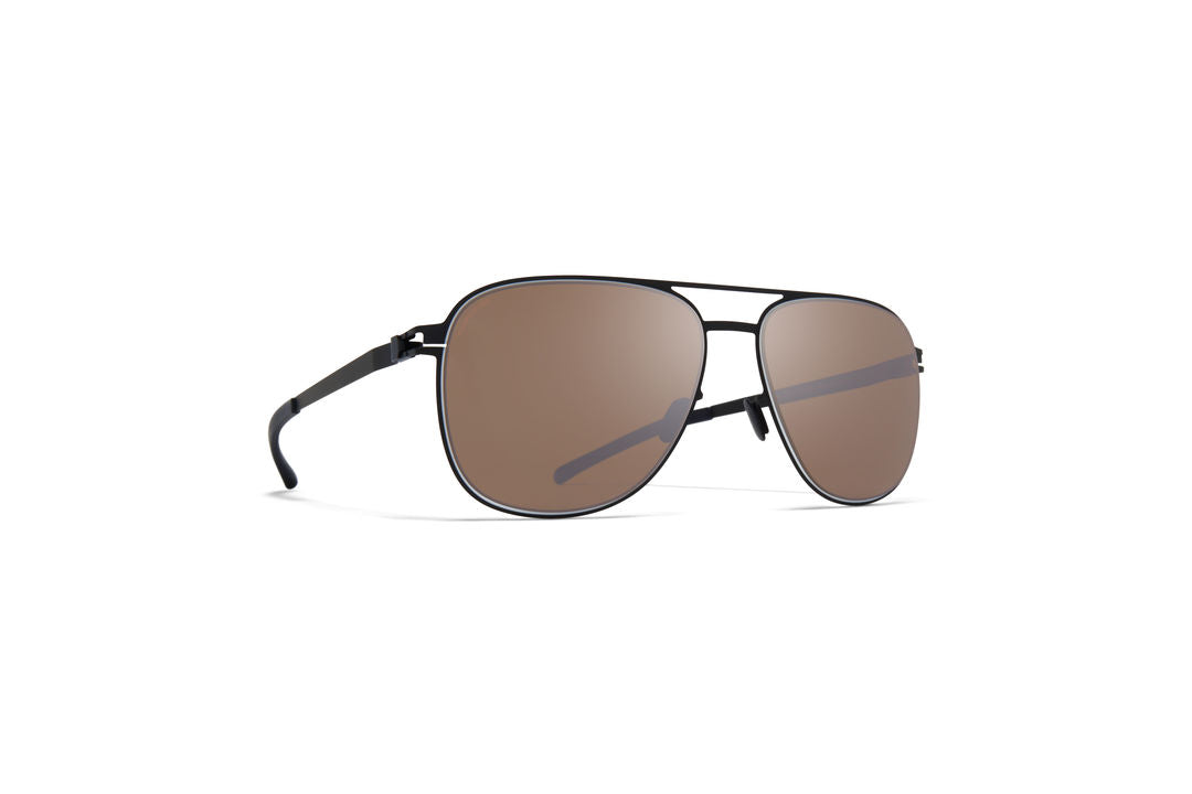 MYKITA CALEB Black/White / PolPro Hi-Con BrownSilverFlash