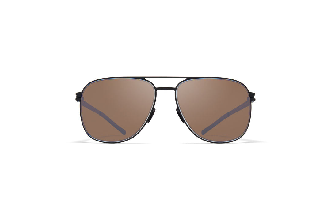 MYKITA CALEB Black/White / PolPro Hi-Con BrownSilverFlash
