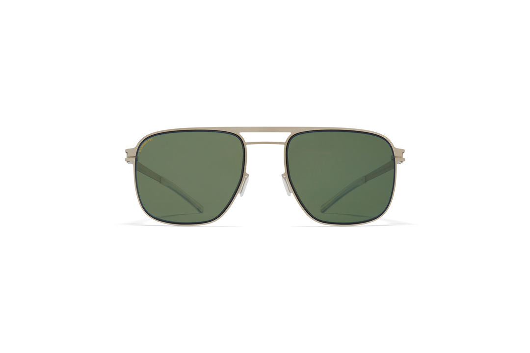 MYKITA ELI Matte Silver/Black / Polarized Pro Green 15
