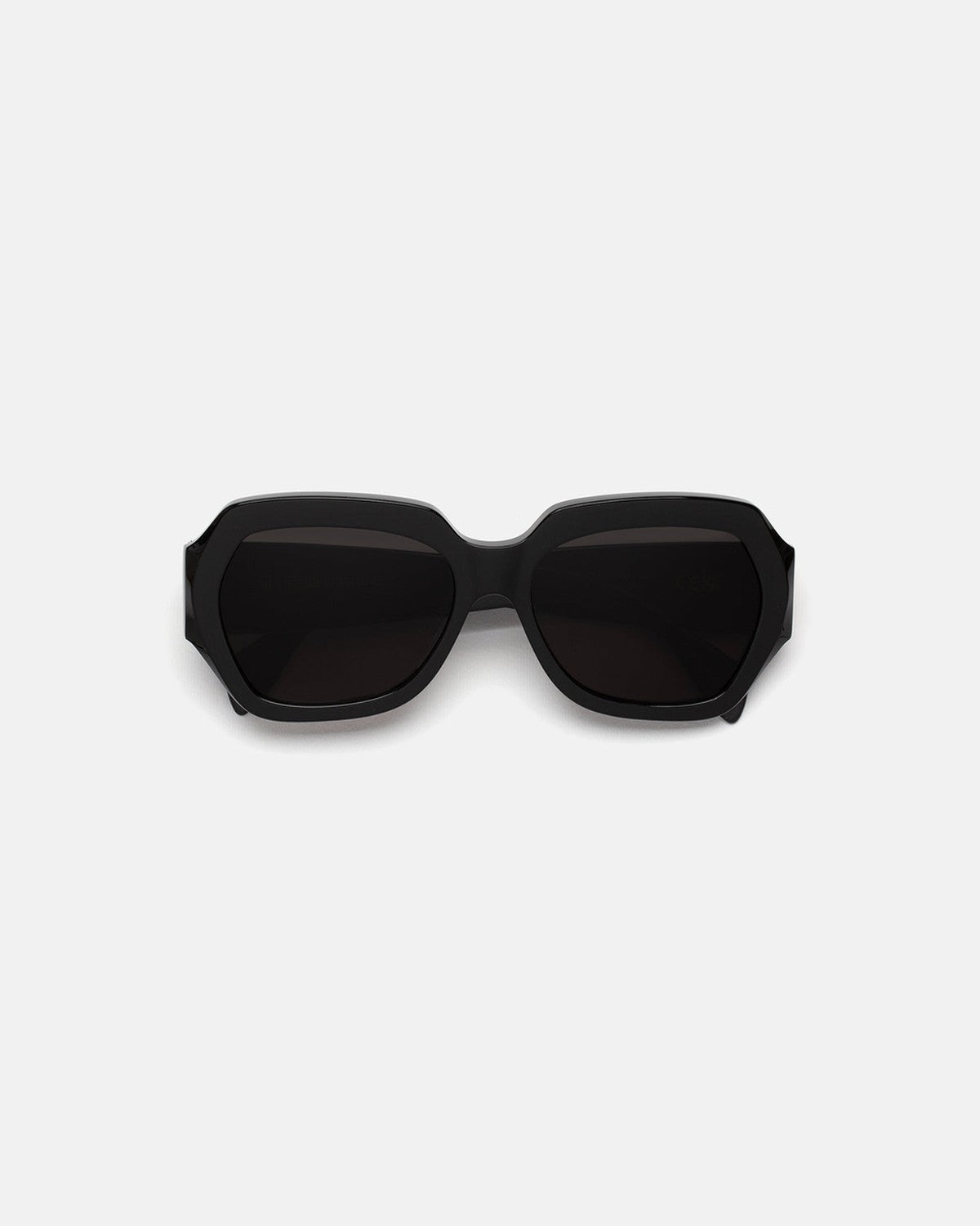 Front view of RETROSUPERFUTURE Nala Black sunglasses.