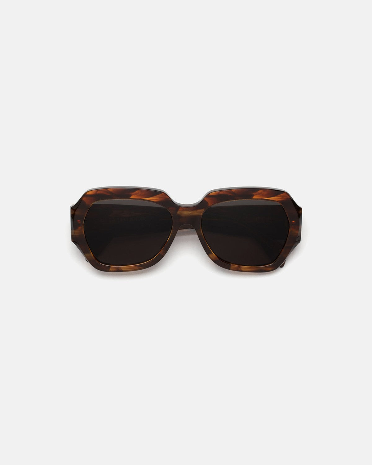 Front view of RETROSUPERFUTURE Nala Havana Striata sunglasses.