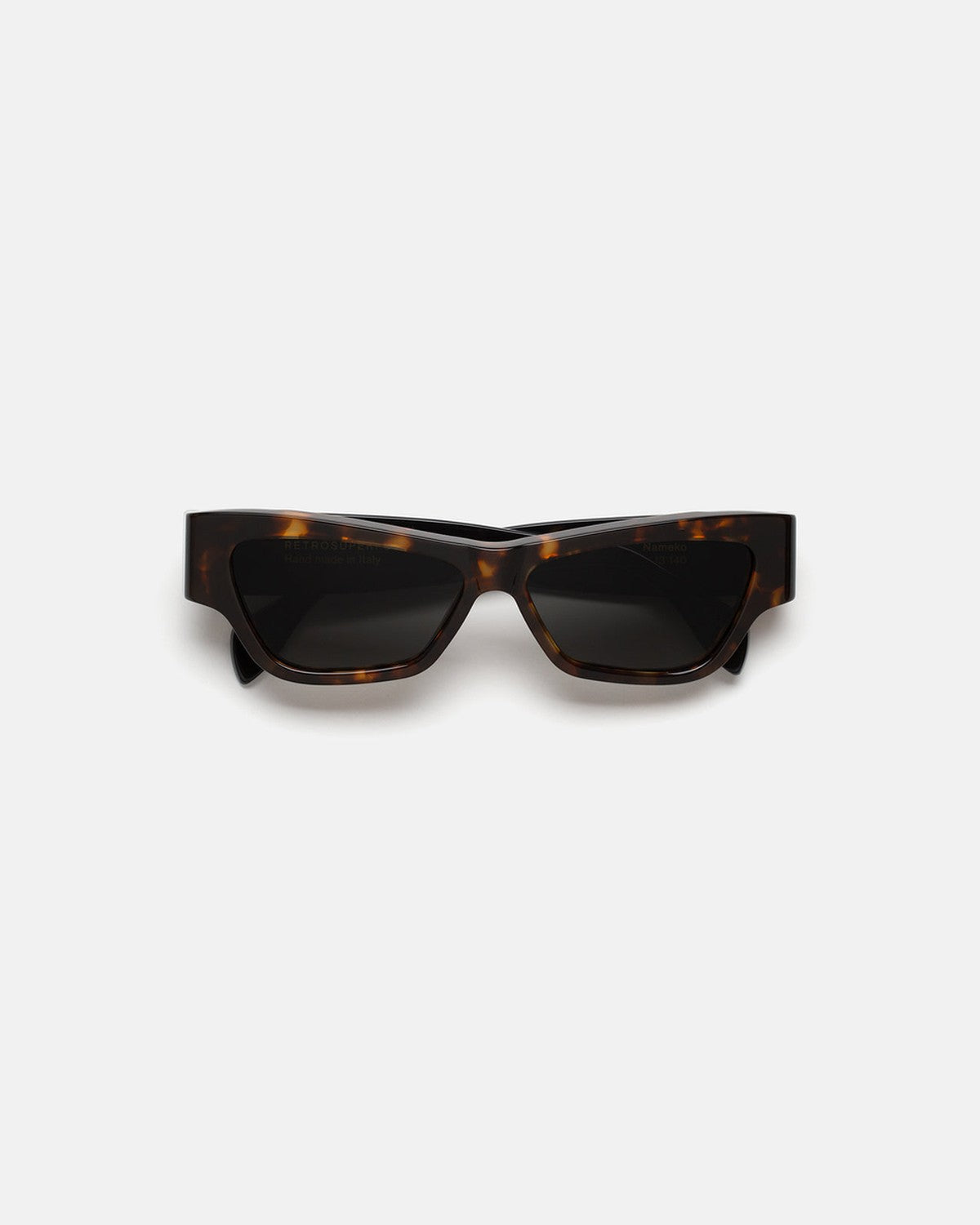 Front view of RETROSUPERFUTURE Nameko Burnt Havana sunglasses.