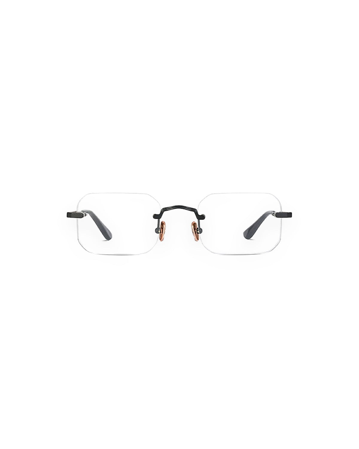 Front view of ROSS & BROWN Neukölln Rimless eyeglasses.