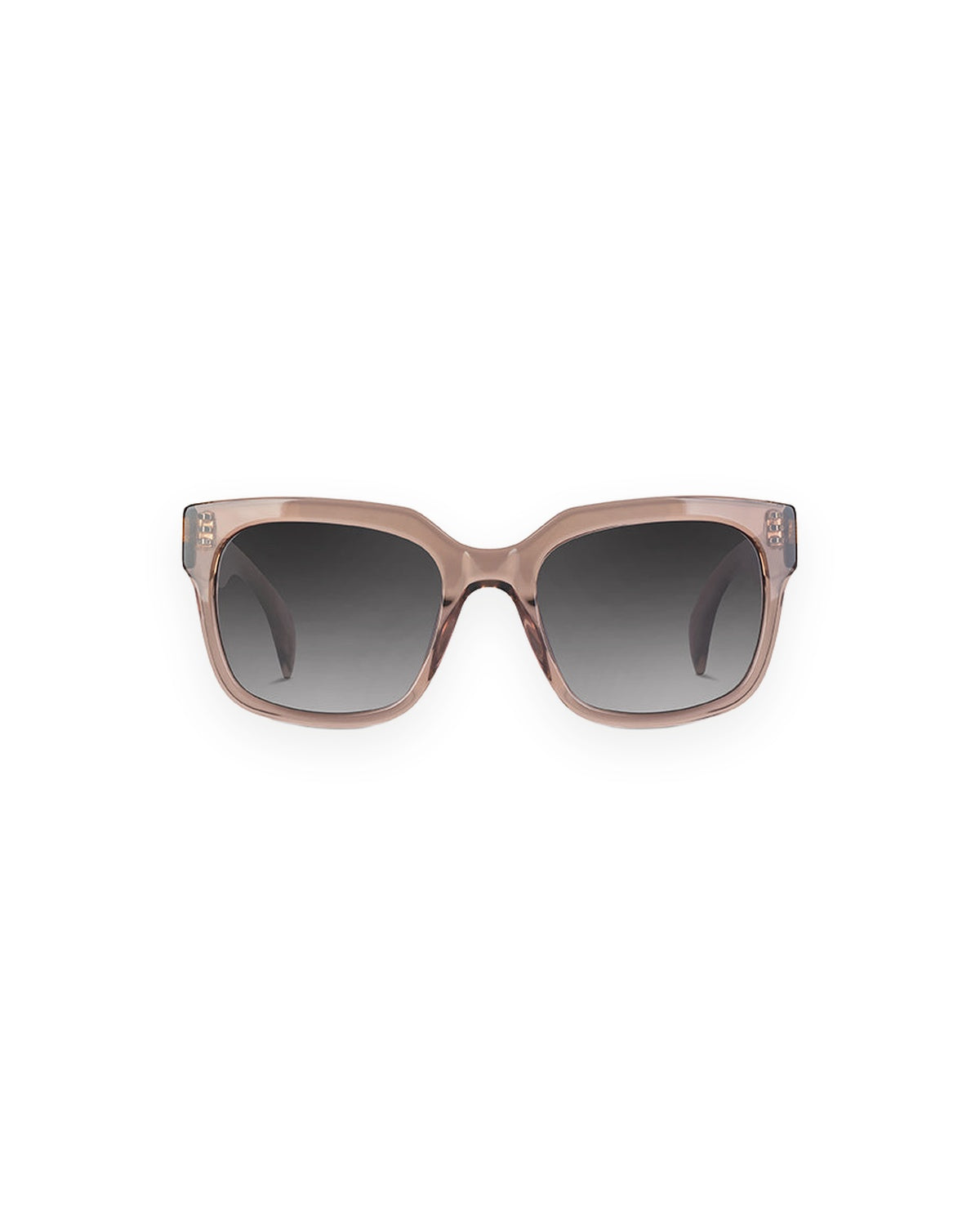 Front view of ROSS & BROWN New York V sunglasses.