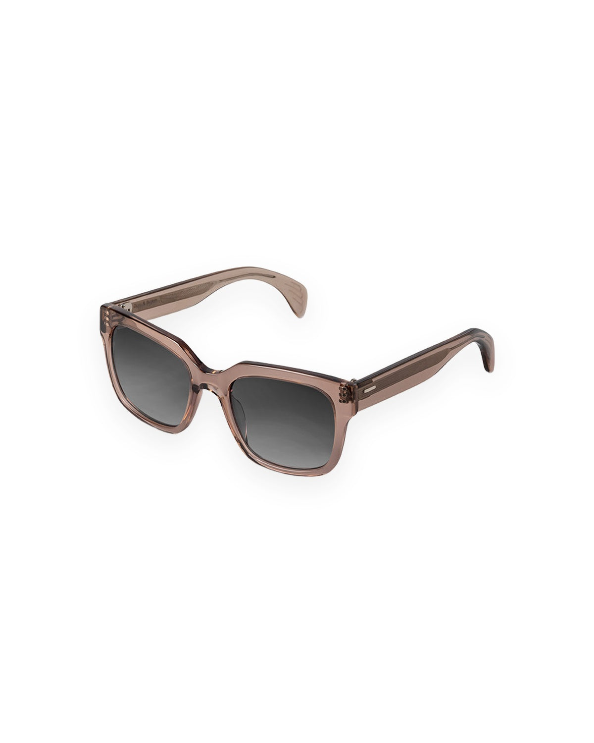 Angle view of ROSS & BROWN New York V sunglasses.