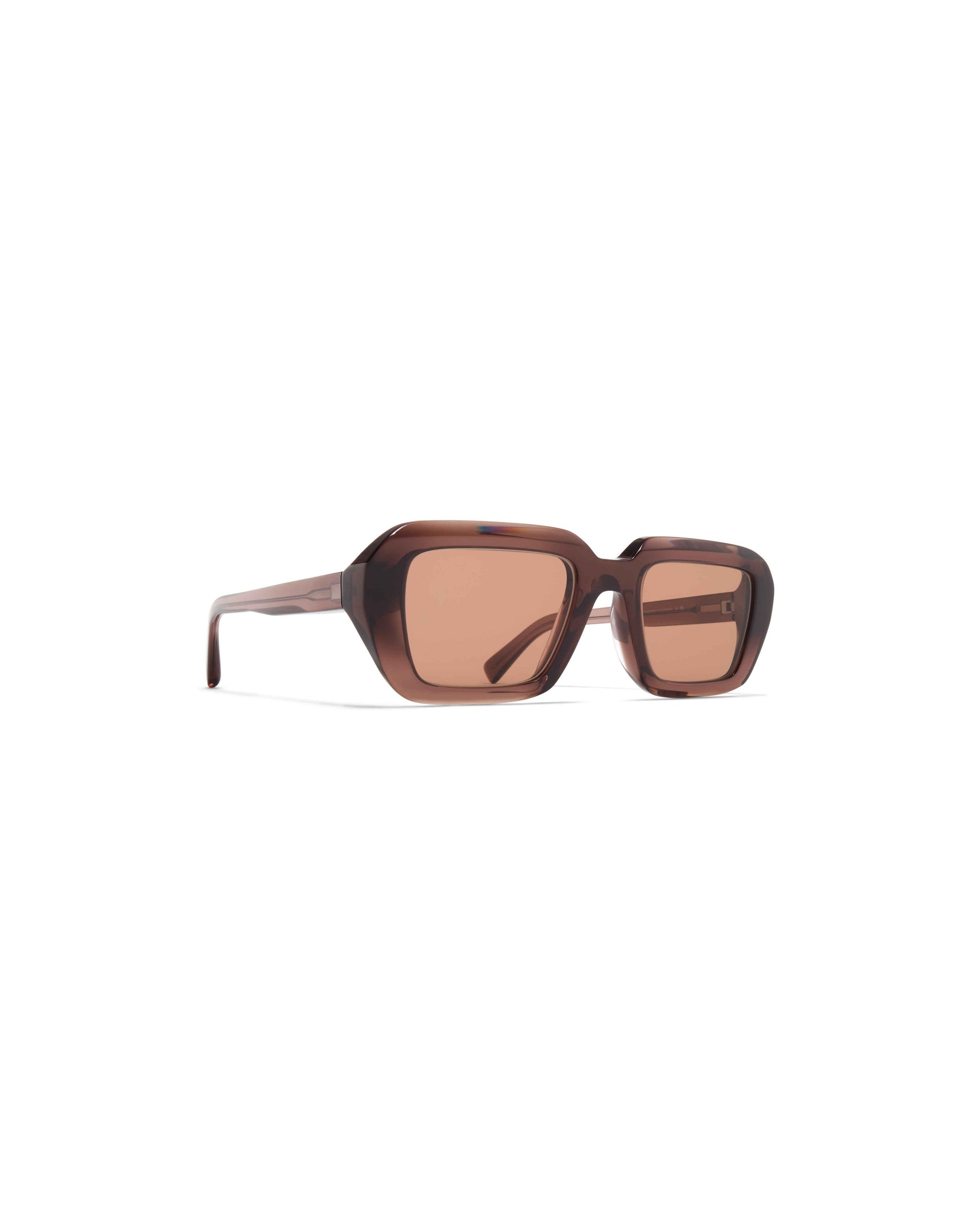 MYKITA NIMA C204 MAROON/SHINY SILVER Maroon/Shiny Silver / Cruxitebrown Solid