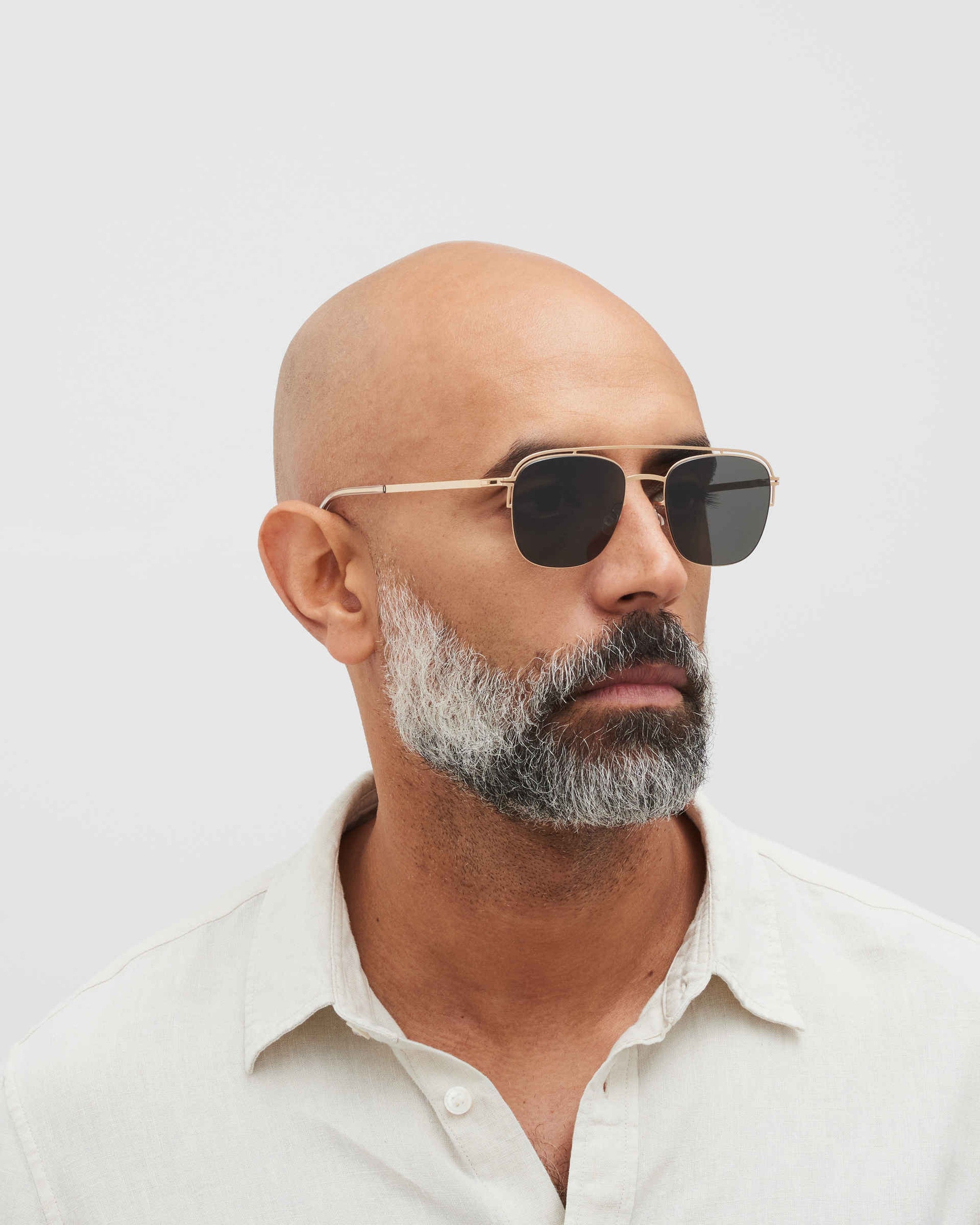 MYKITA NOR CHAMPAGNE GOLD Champagne Gold / Darkgrey Solid