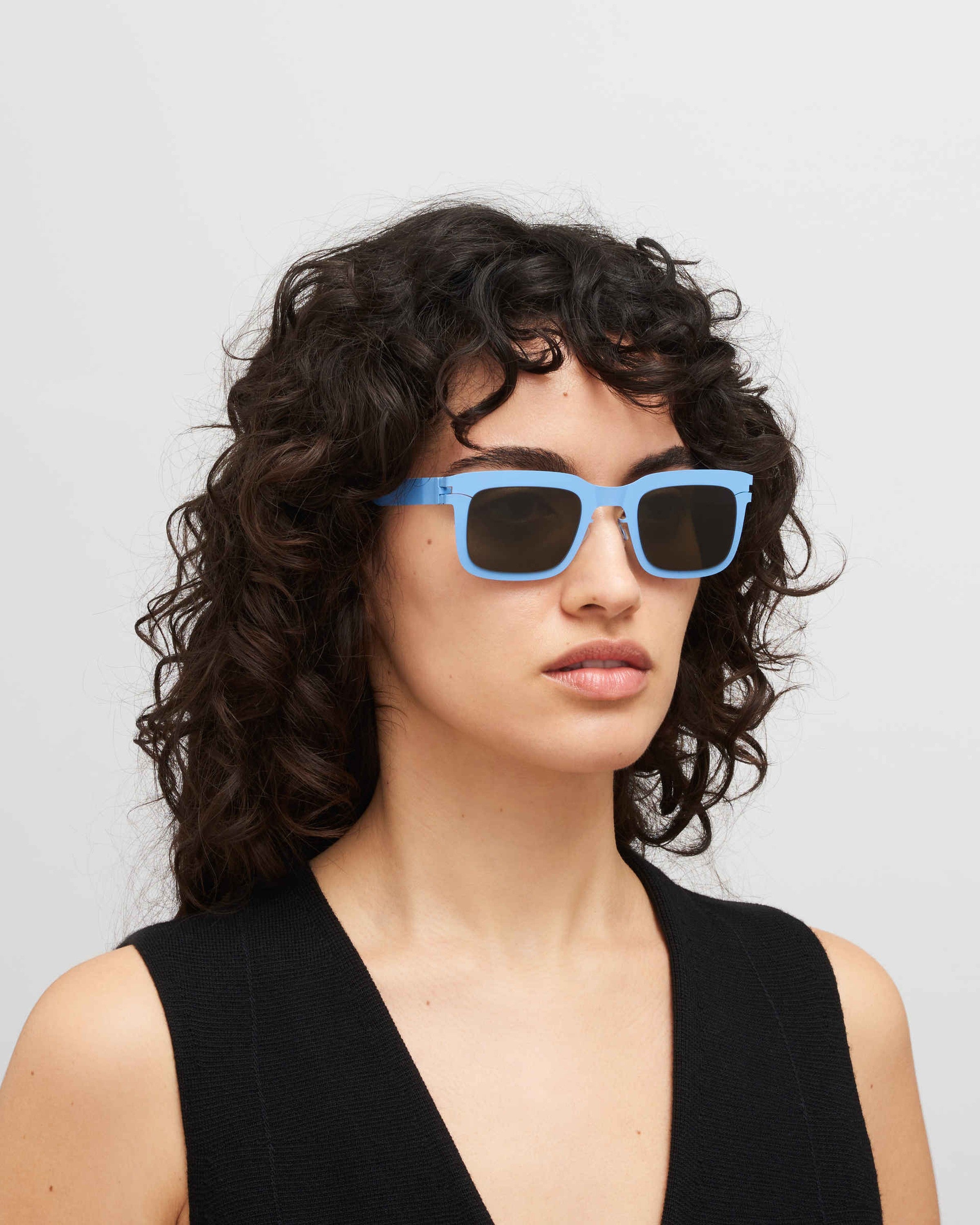 MYKITA NORFOLK LIGHT BLUE Light Blue / Raw Green Solid