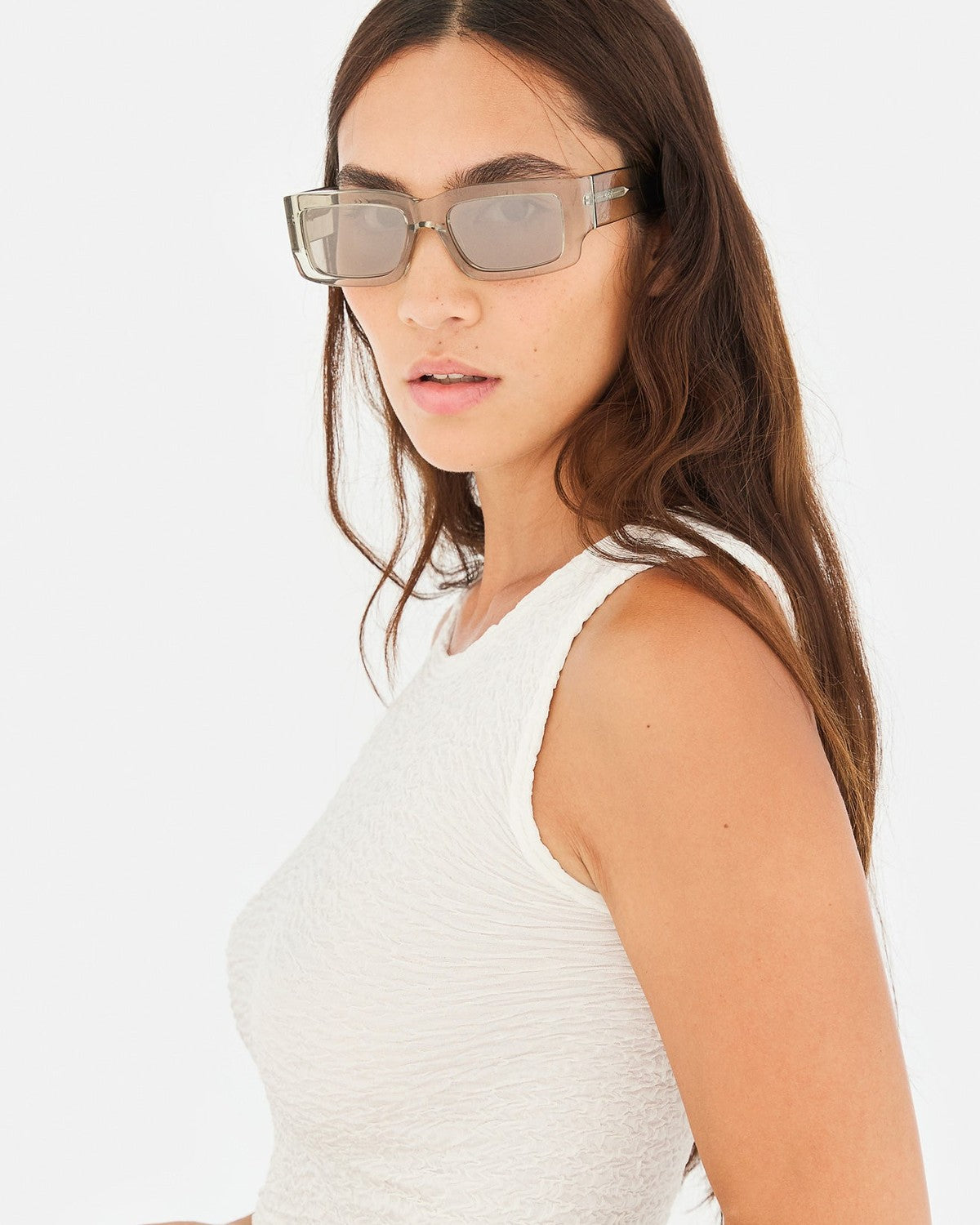 Retrosuperfuture Notte Nebbia Notte Nebbia (Foggy Grey) / Grey with Silver Finish