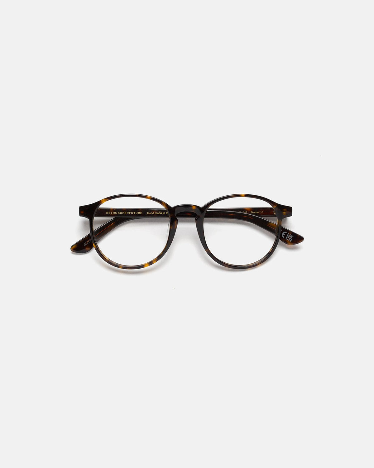 Front view of RETROSUPERFUTURE Numero 01 3627 sunglasses.