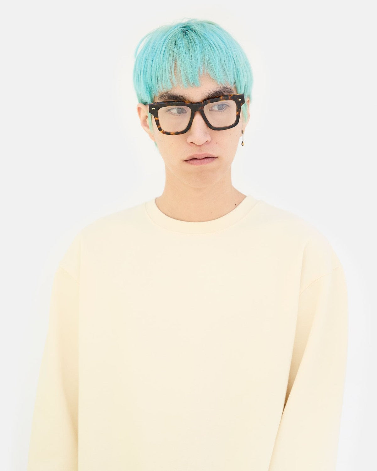 Model wearing RETROSUPERFUTURE Numero 116 Havana sunglasses.