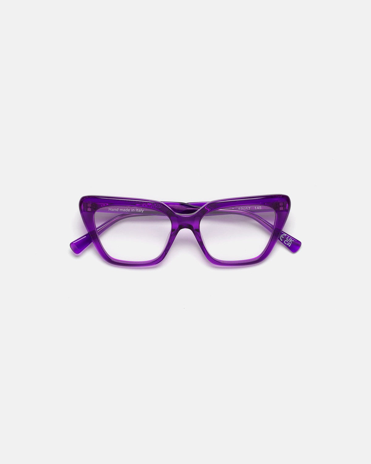 Front view of RETROSUPERFUTURE Numero 122 Purple sunglasses.