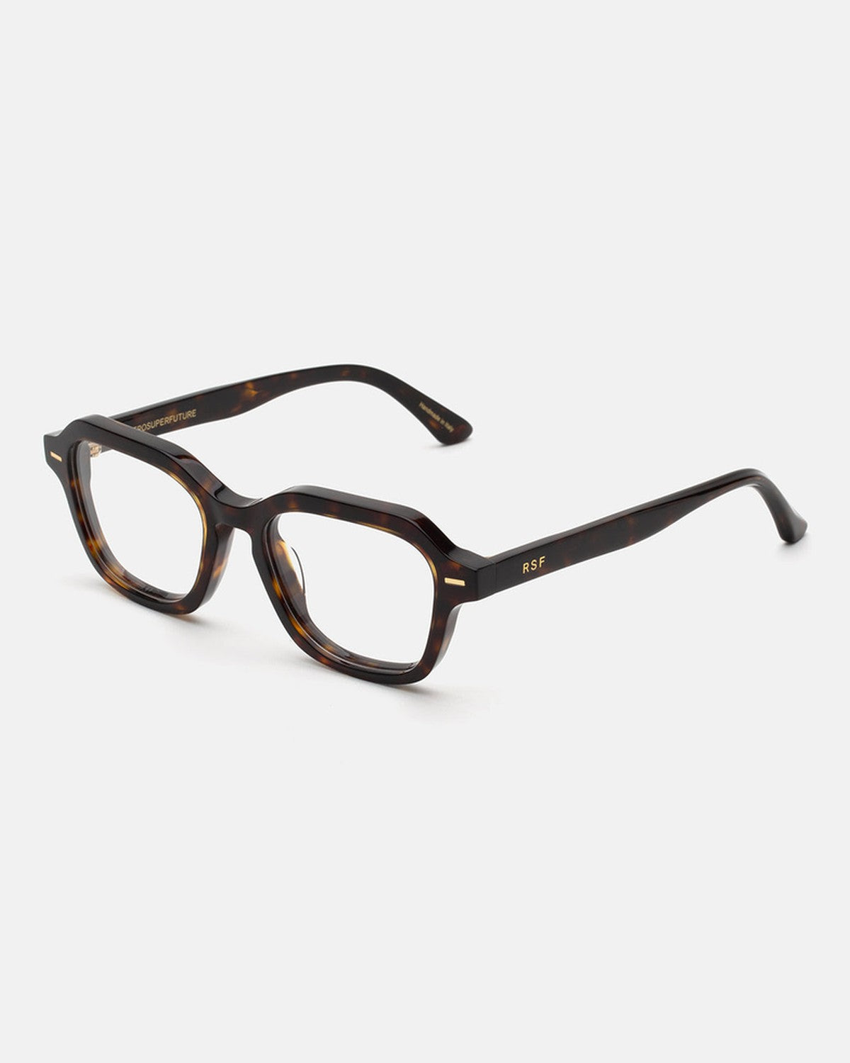 Angle view of RETROSUPERFUTURE Numero 130 Havana sunglasses.