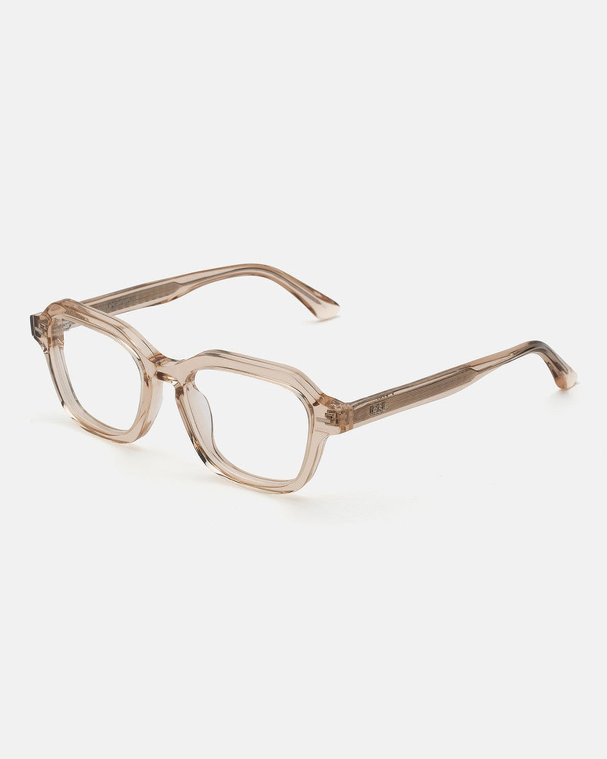 Angle view of RETROSUPERFUTURE Numero 130 Resina sunglasses.