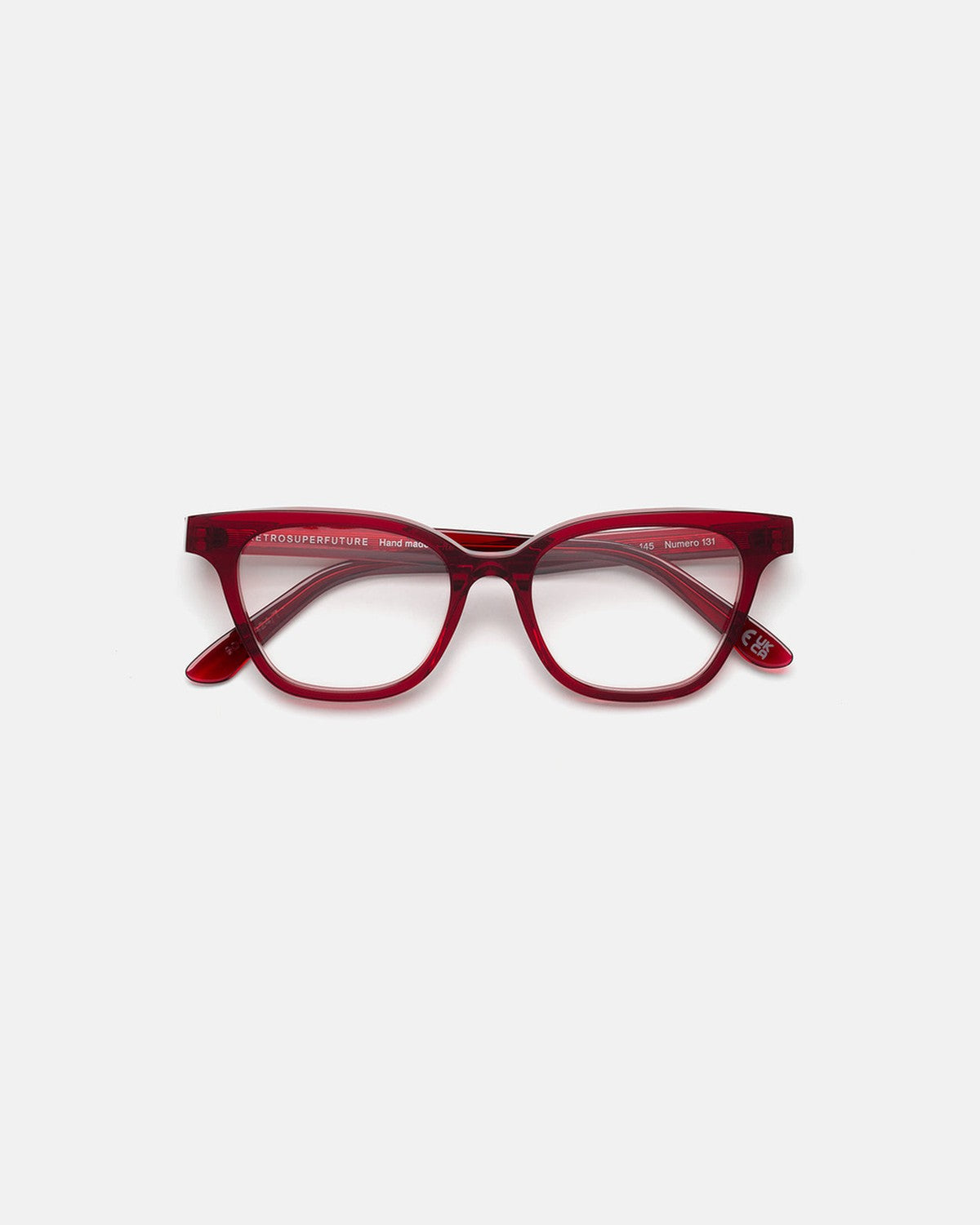 Front view of RETROSUPERFUTURE Numero 131 Rossissimo sunglasses.