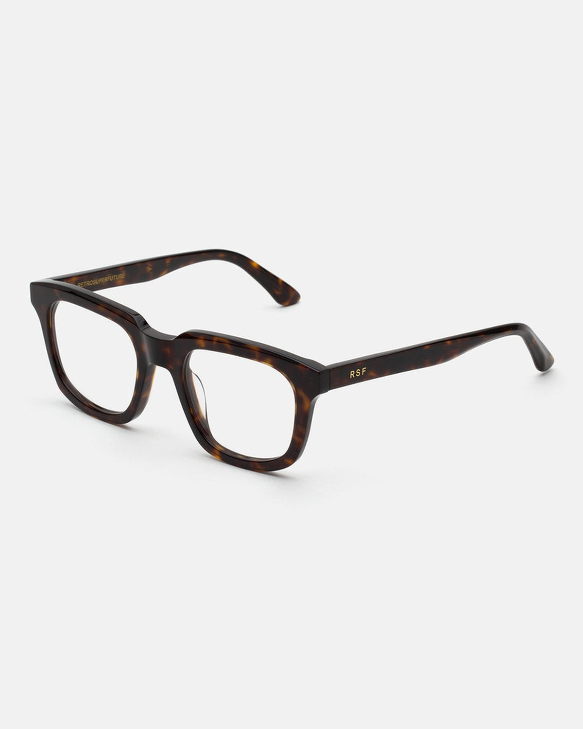 Angle view of RETROSUPERFUTURE Numero 132 Havana sunglasses.