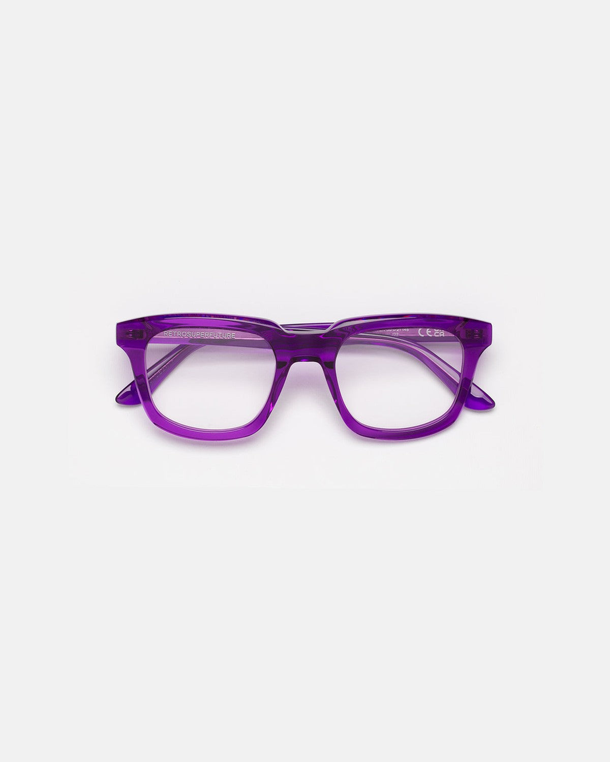 Front view of RETROSUPERFUTURE Numero 132 Violissimo sunglasses.