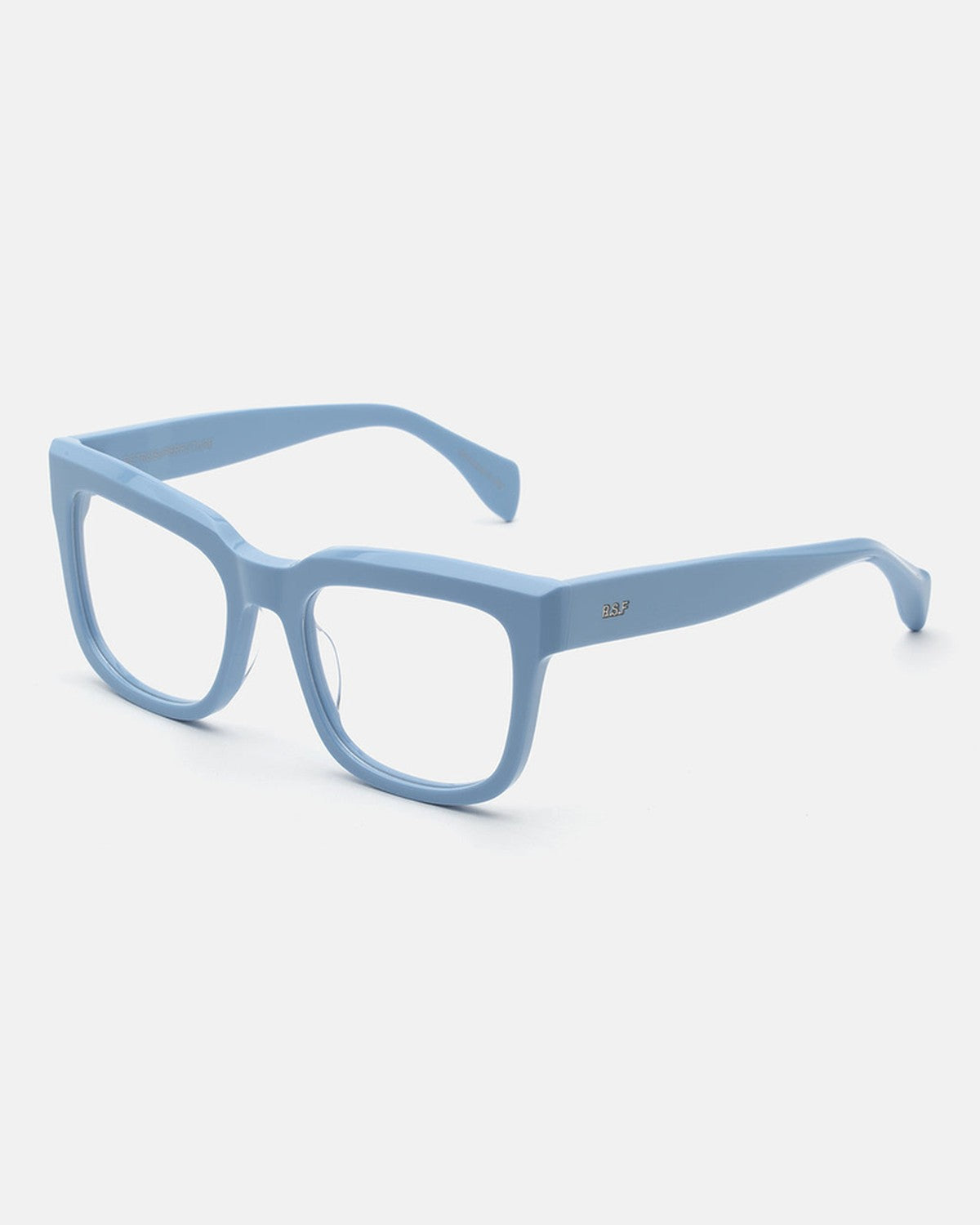 Angle view of RETROSUPERFUTURE Numero 136 Azzurro sunglasses.