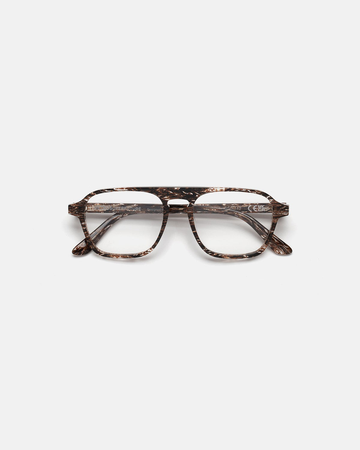 Front view of RETROSUPERFUTURE Numero 142 Strambo sunglasses.