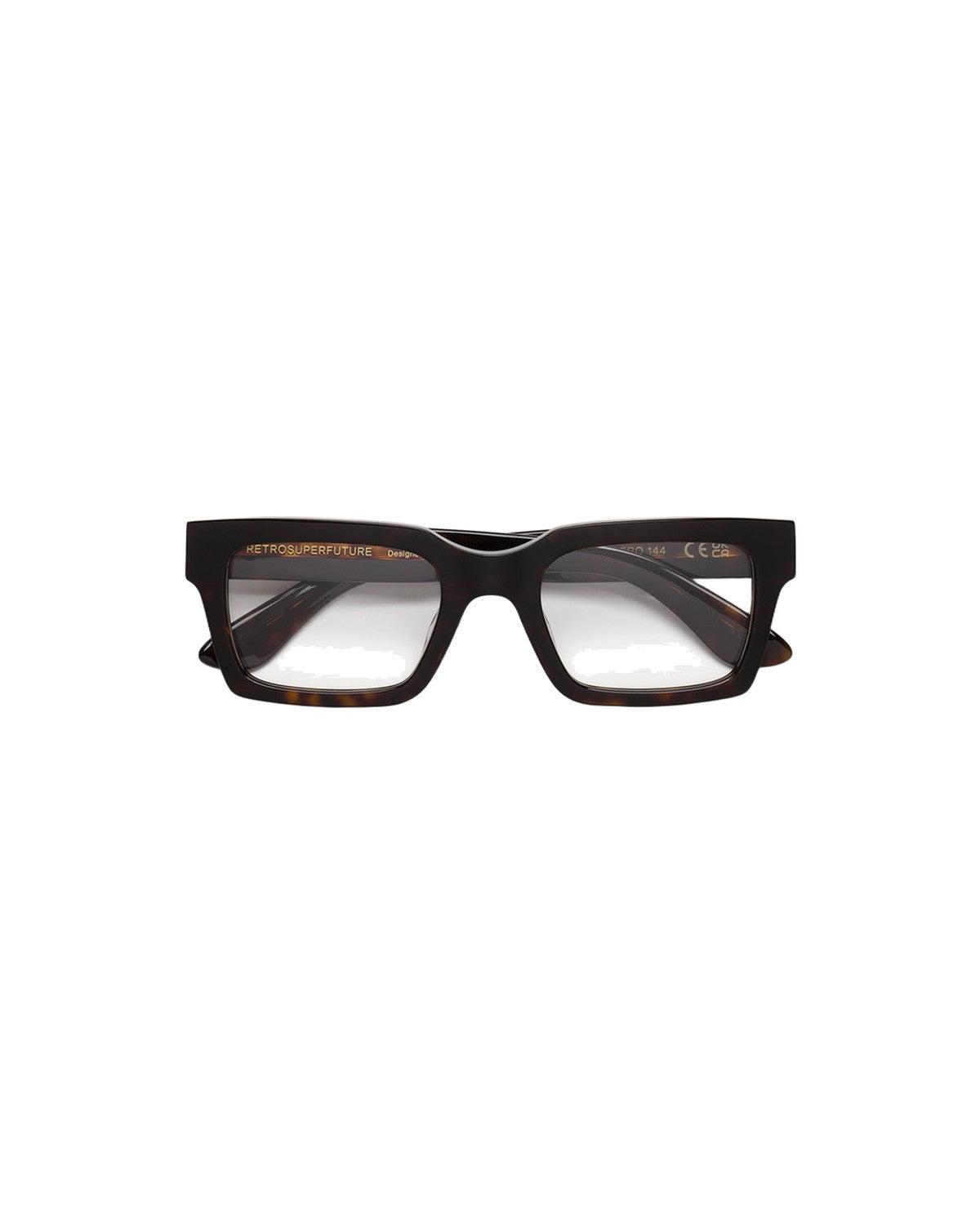 Front view of RETROSUPERFUTURE Numero 144 Havana sunglasses.