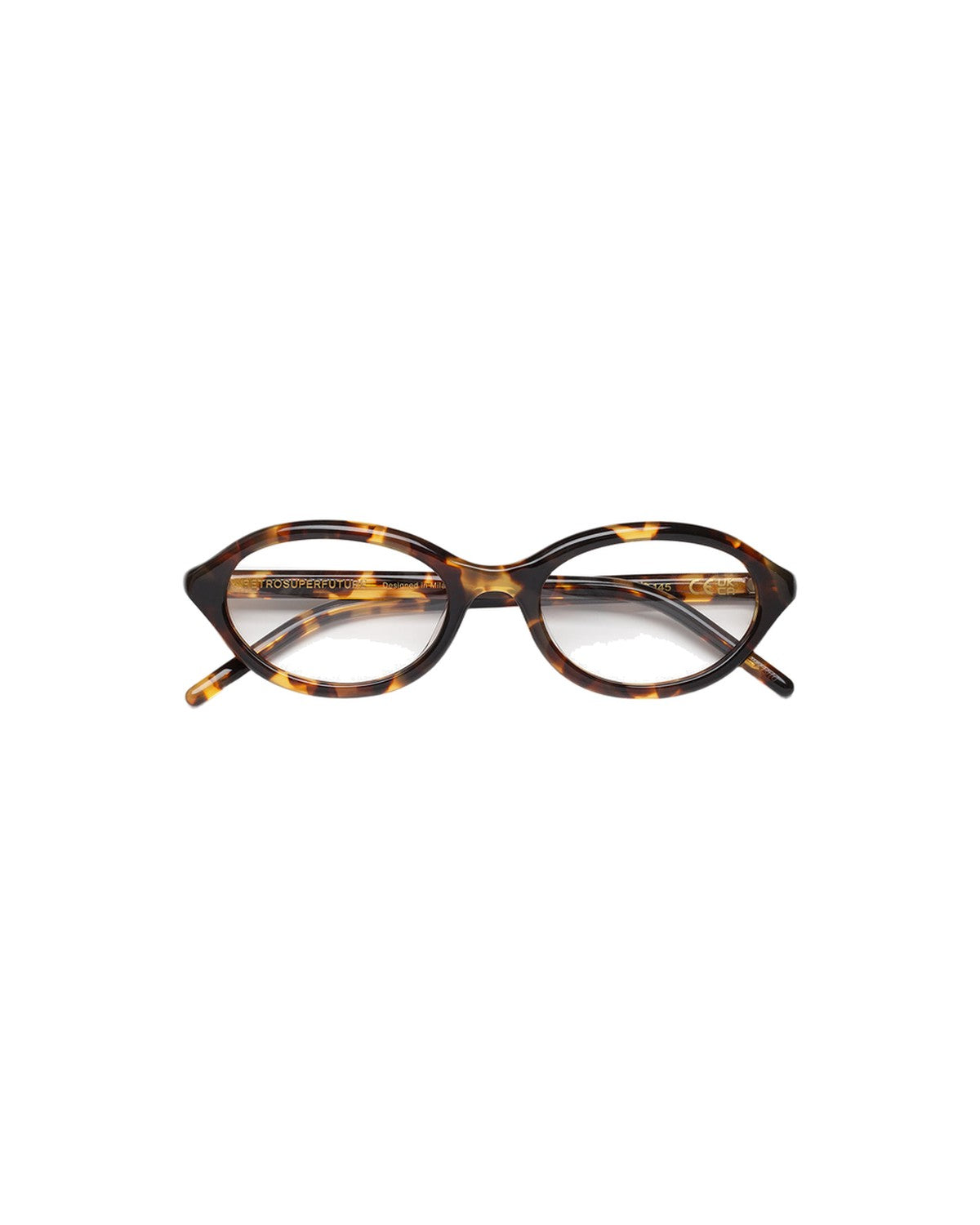 Front view of RETROSUPERFUTURE Numero 145 Burnt sunglasses.
