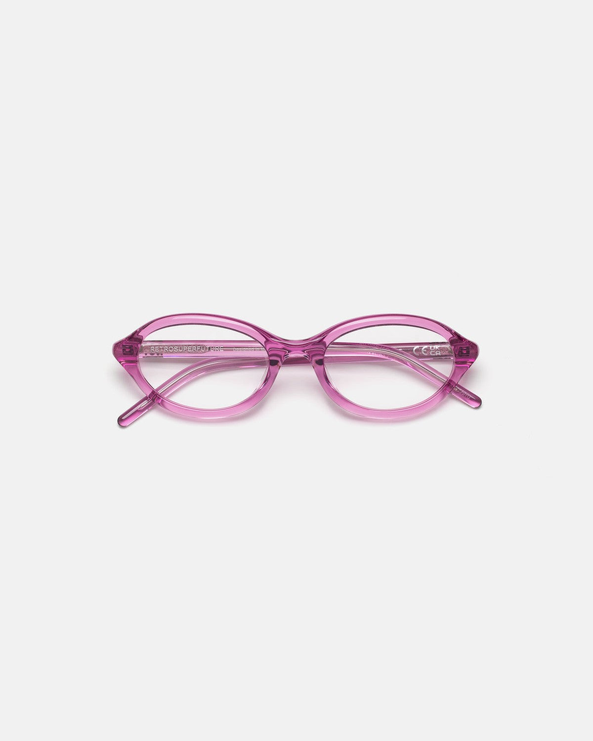 Front view of RETROSUPERFUTURE Numero 145 Caramella sunglasses.