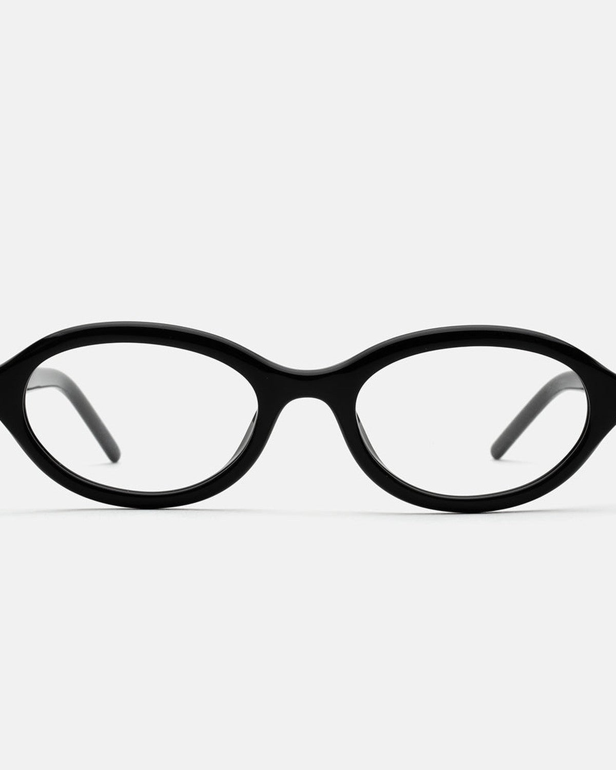 Straight-on front view of RETROSUPERFUTURE Numero 145 Nero sunglasses.