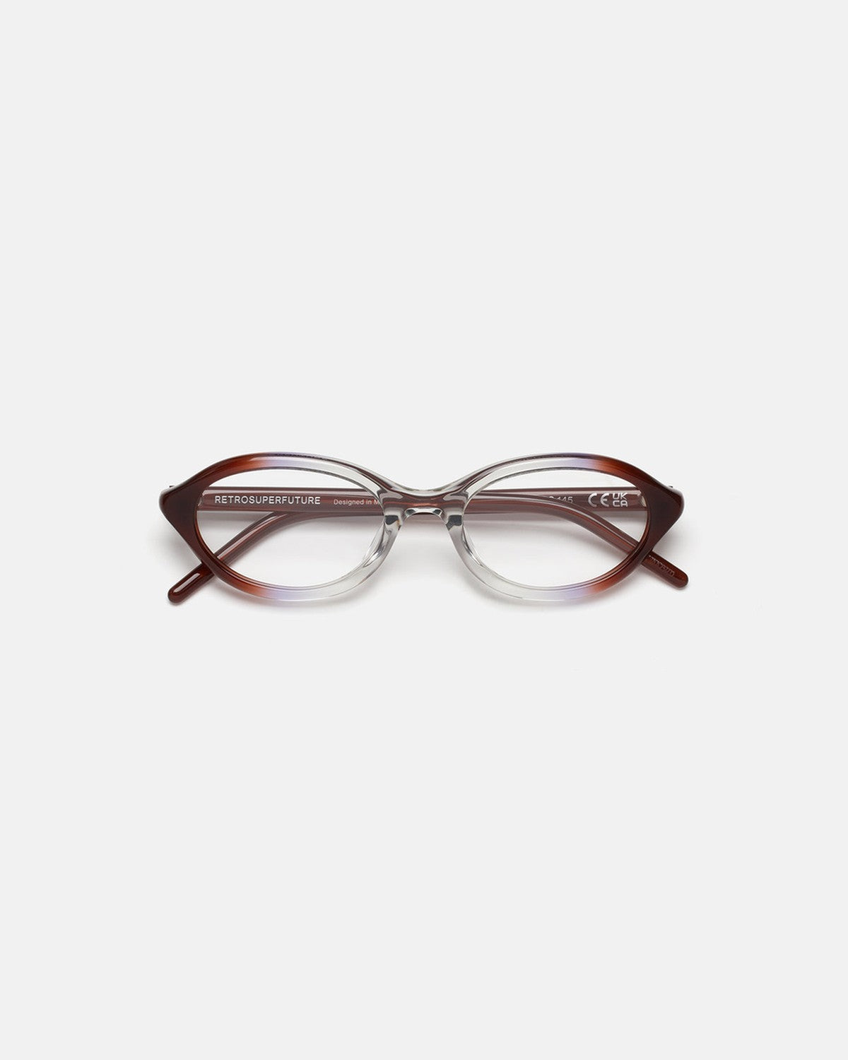Front view of RETROSUPERFUTURE Numero 145 Side Fade sunglasses.