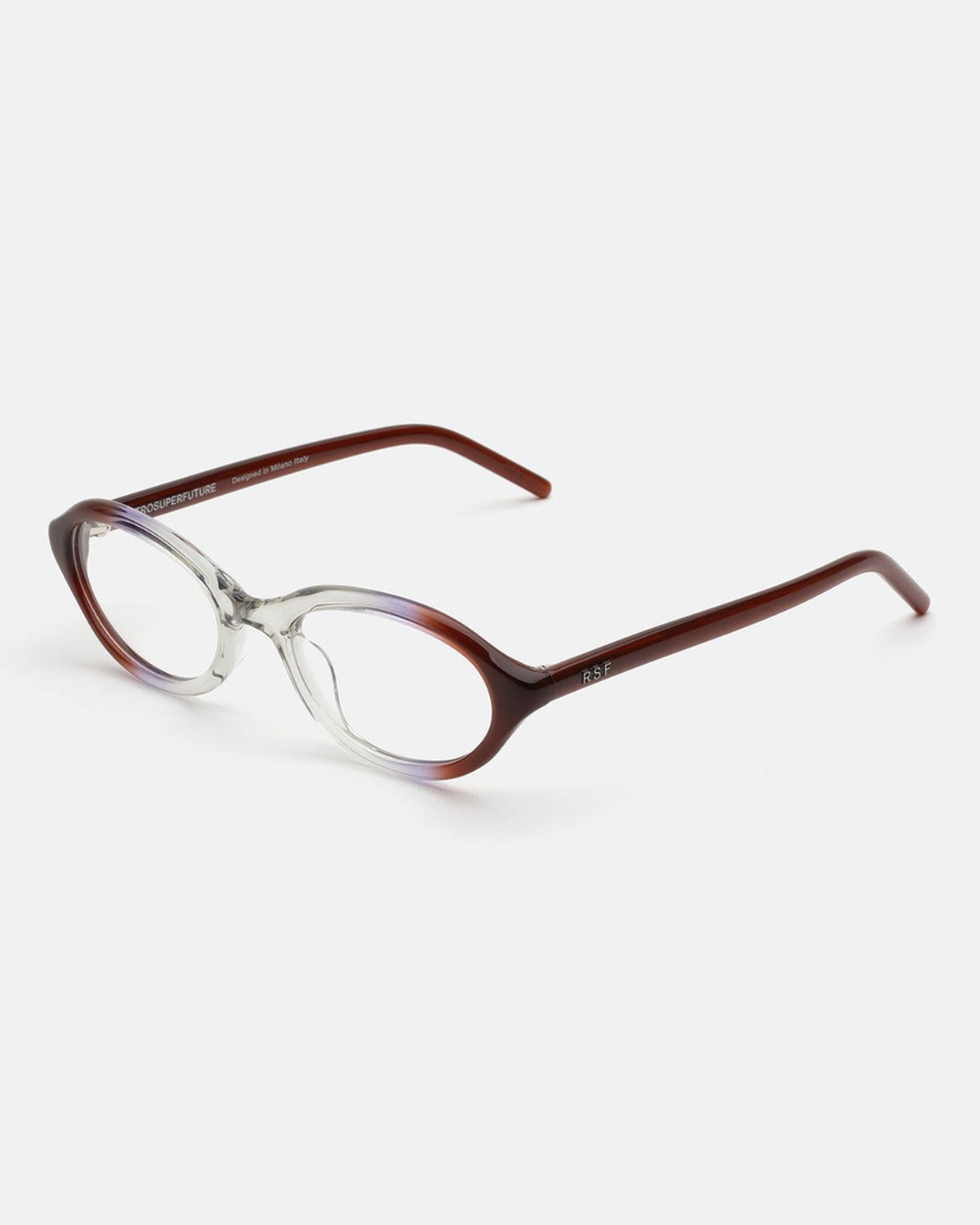 Angle view of RETROSUPERFUTURE Numero 145 Side Fade sunglasses.