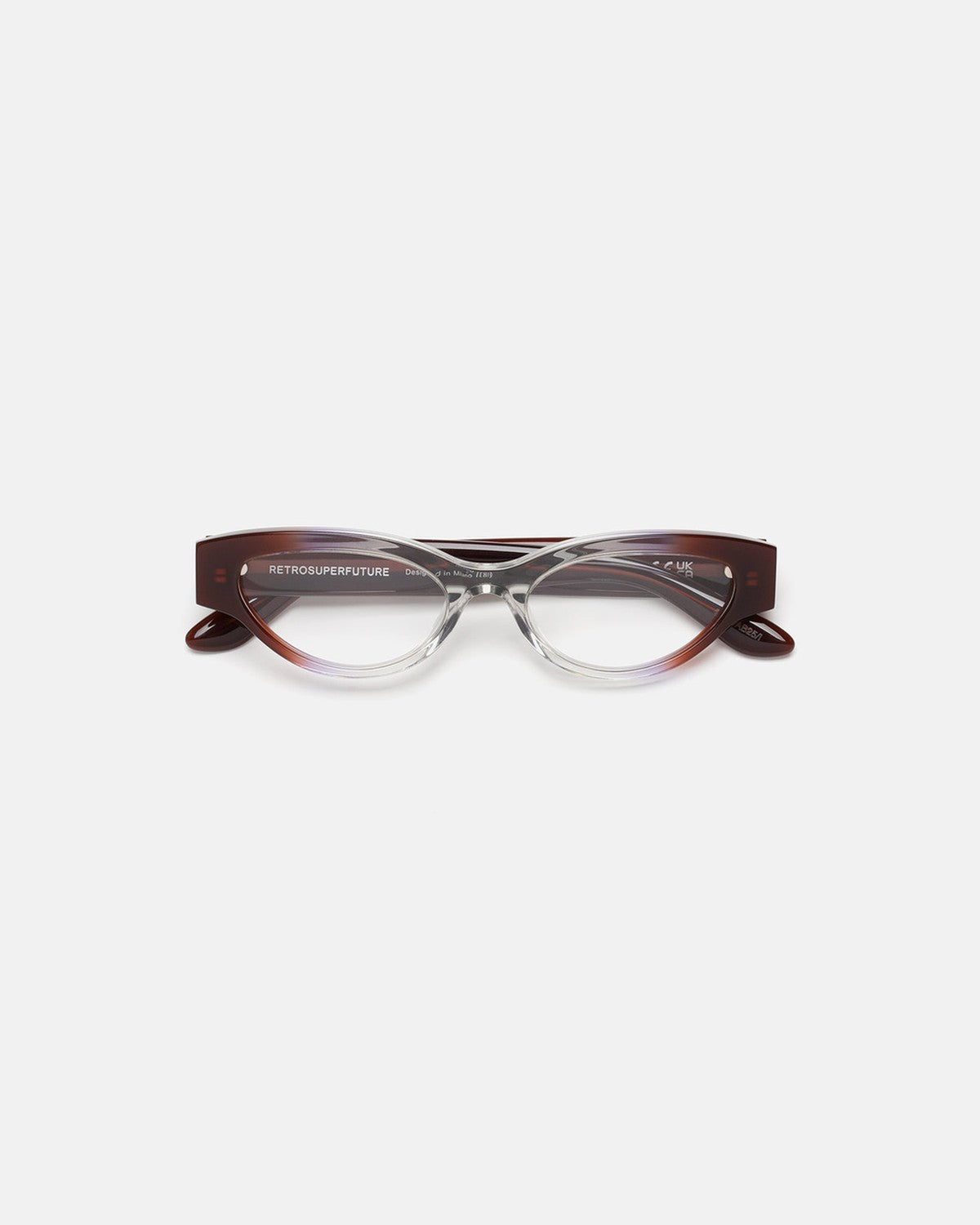 Front view of RETROSUPERFUTURE Numero 147 Side Fade sunglasses.