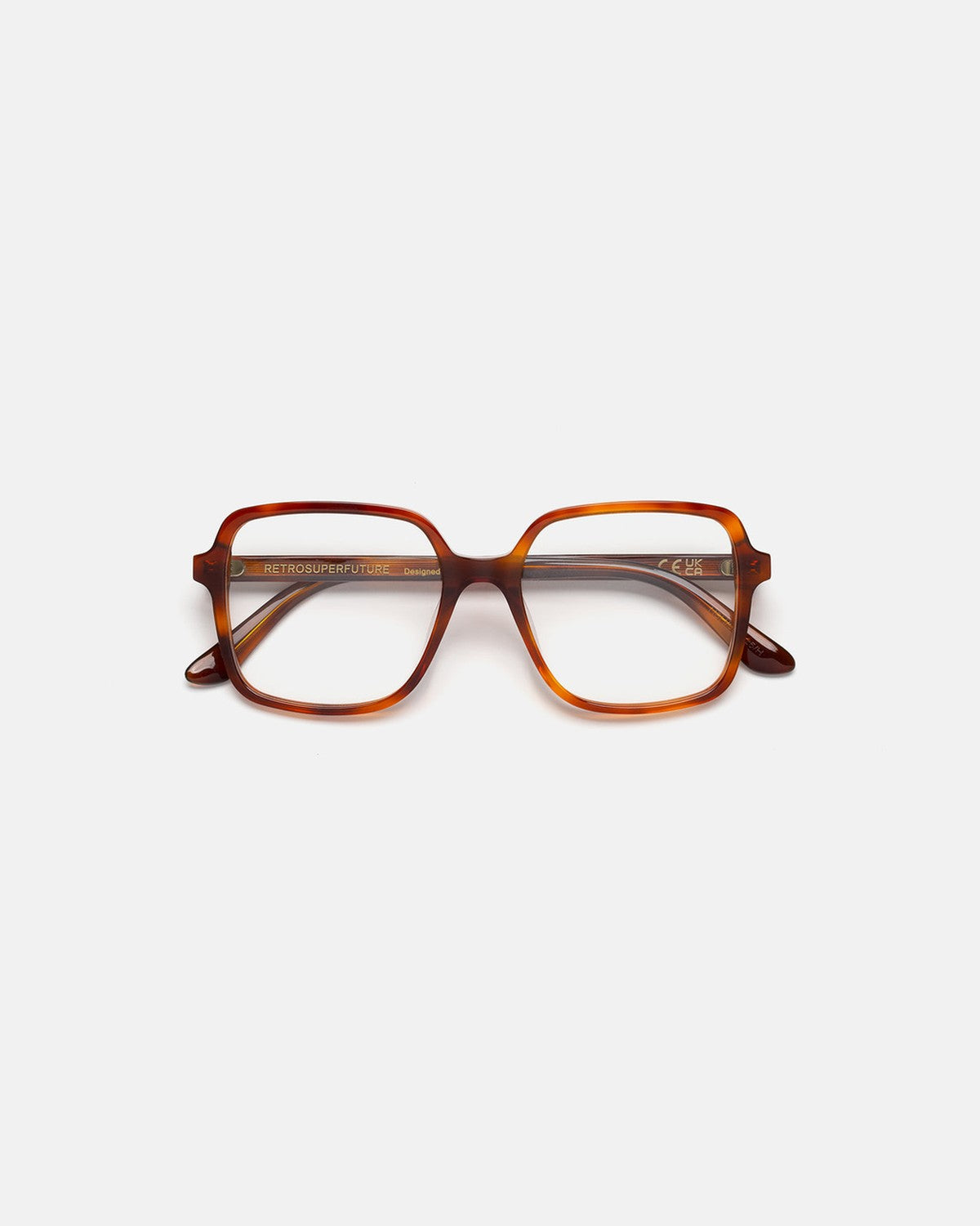 Front view of RETROSUPERFUTURE Numero 149 Tabacco sunglasses.