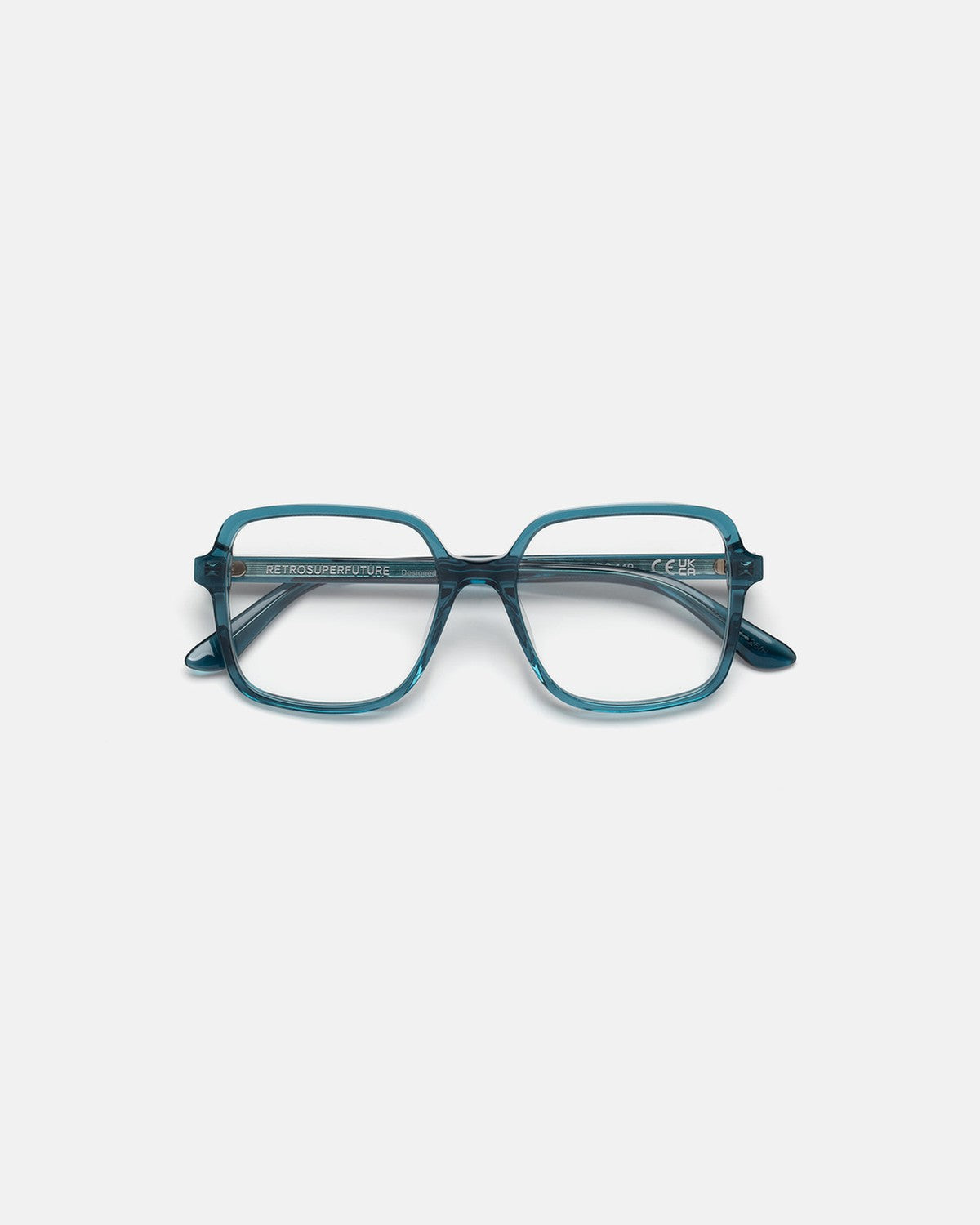 Front view of RETROSUPERFUTURE Numero 149 Teal sunglasses.