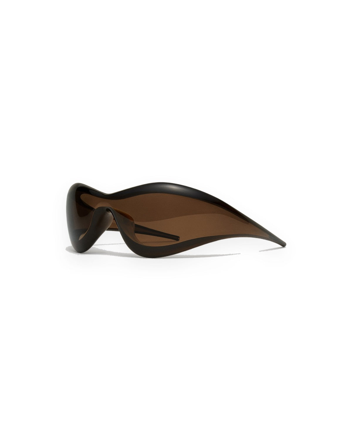 Angle view of CHIMI One Brown Brown sunglasses.
