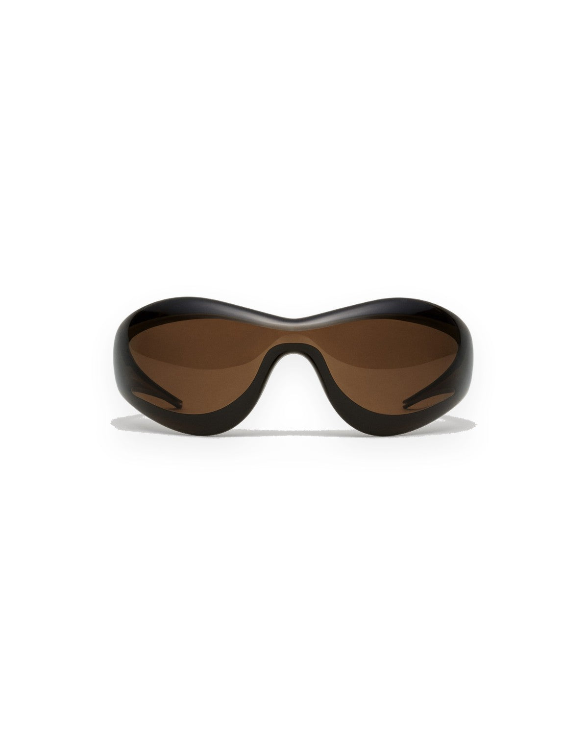 Front view of CHIMI One Brown Brown sunglasses.