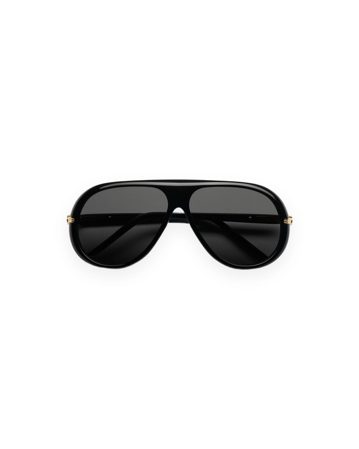Front view of CHIMI Oona Black sunglasses.