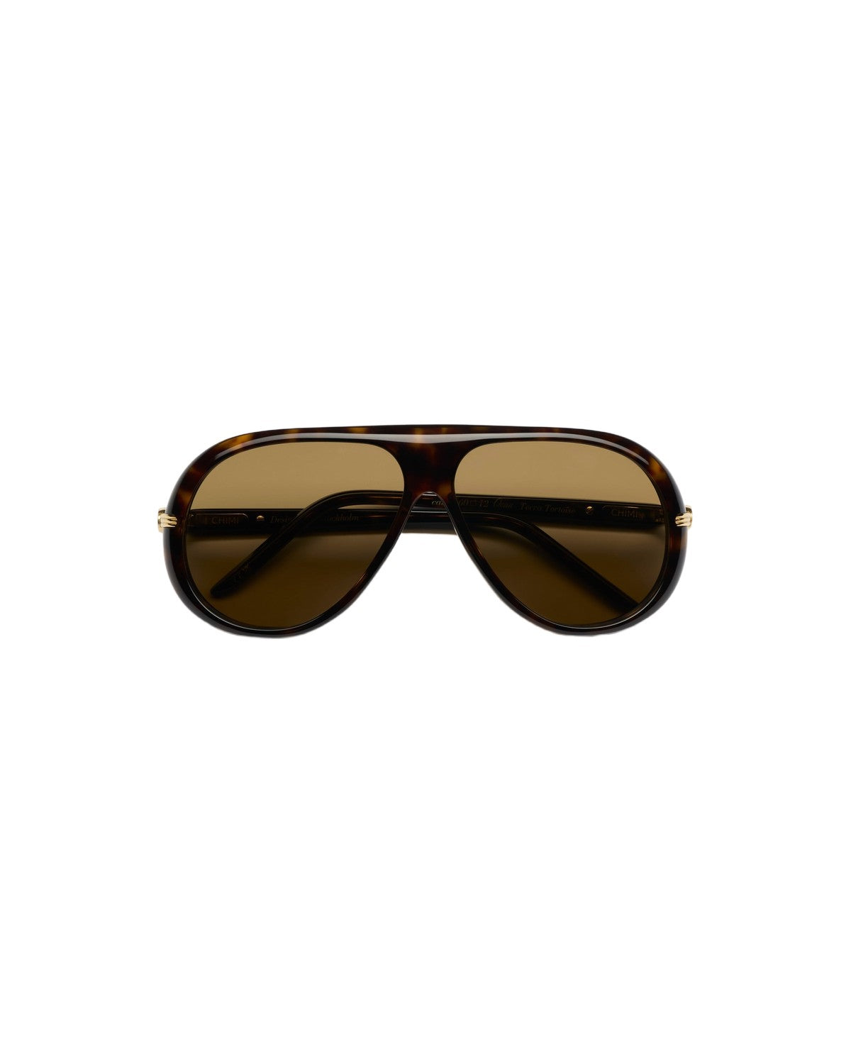 Front view of CHIMI Oona Terra Tortoise Brown sunglasses.