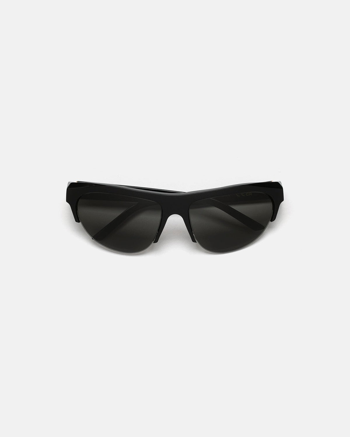 Front view of RETROSUPERFUTURE Ora Black sunglasses.