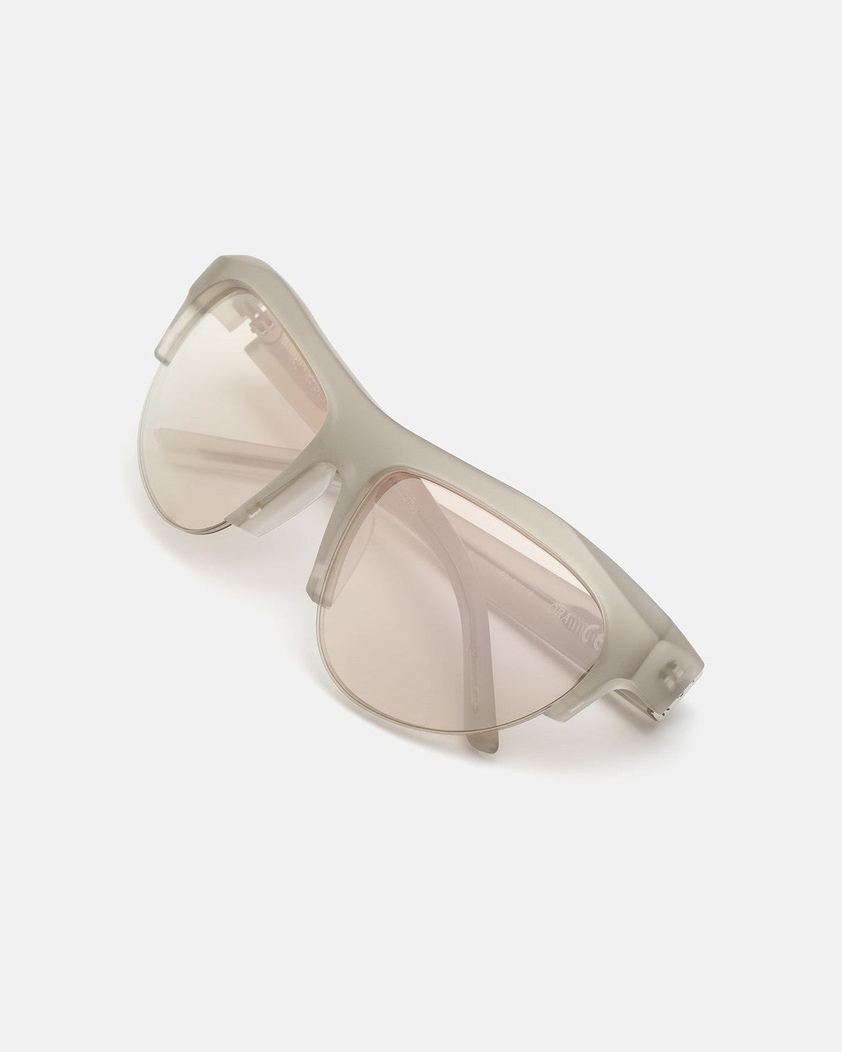 Folded view of RETROSUPERFUTURE Ora Nebbia sunglasses.