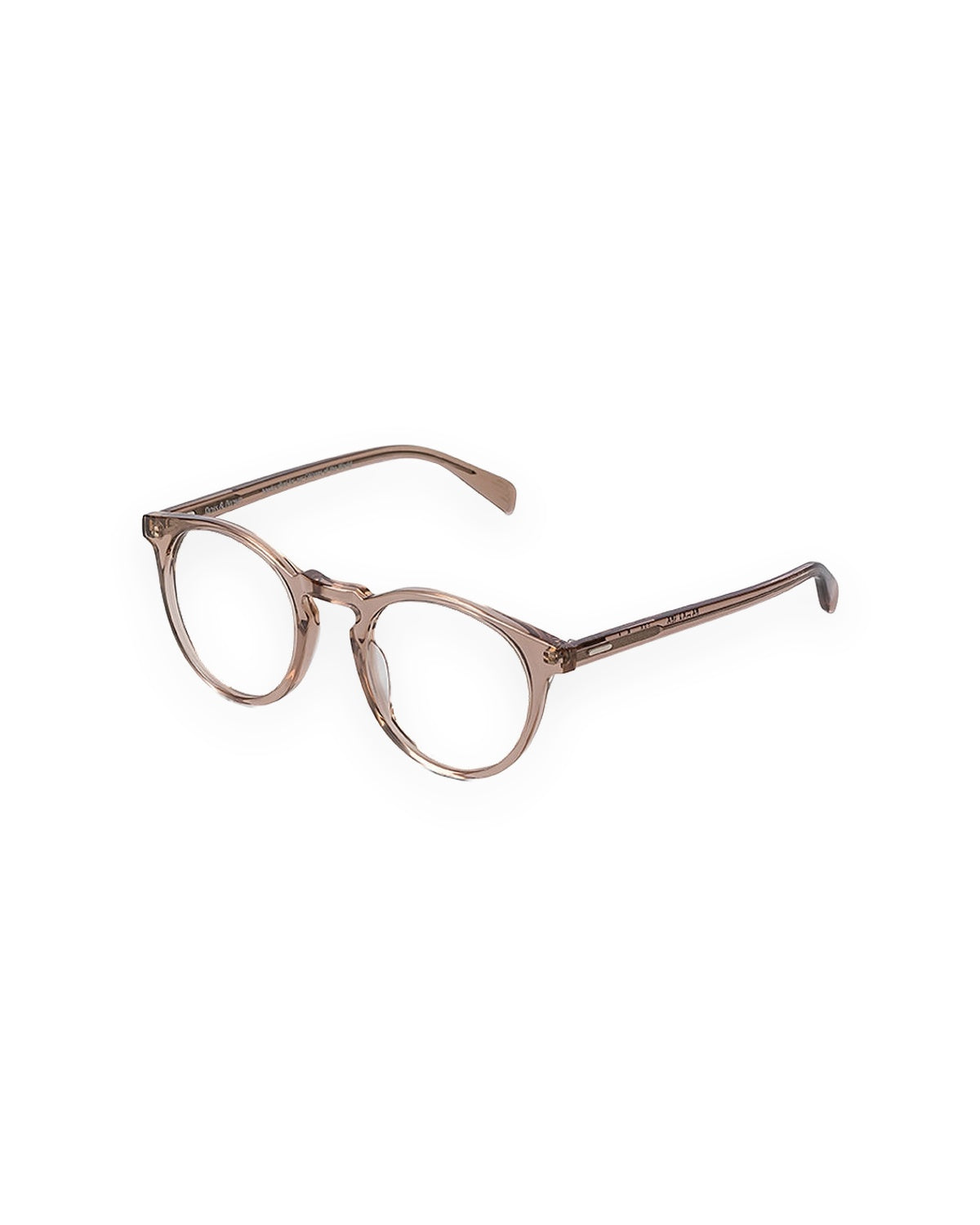 Angled view of ROSS & BROWN Paris eyeglasses.
