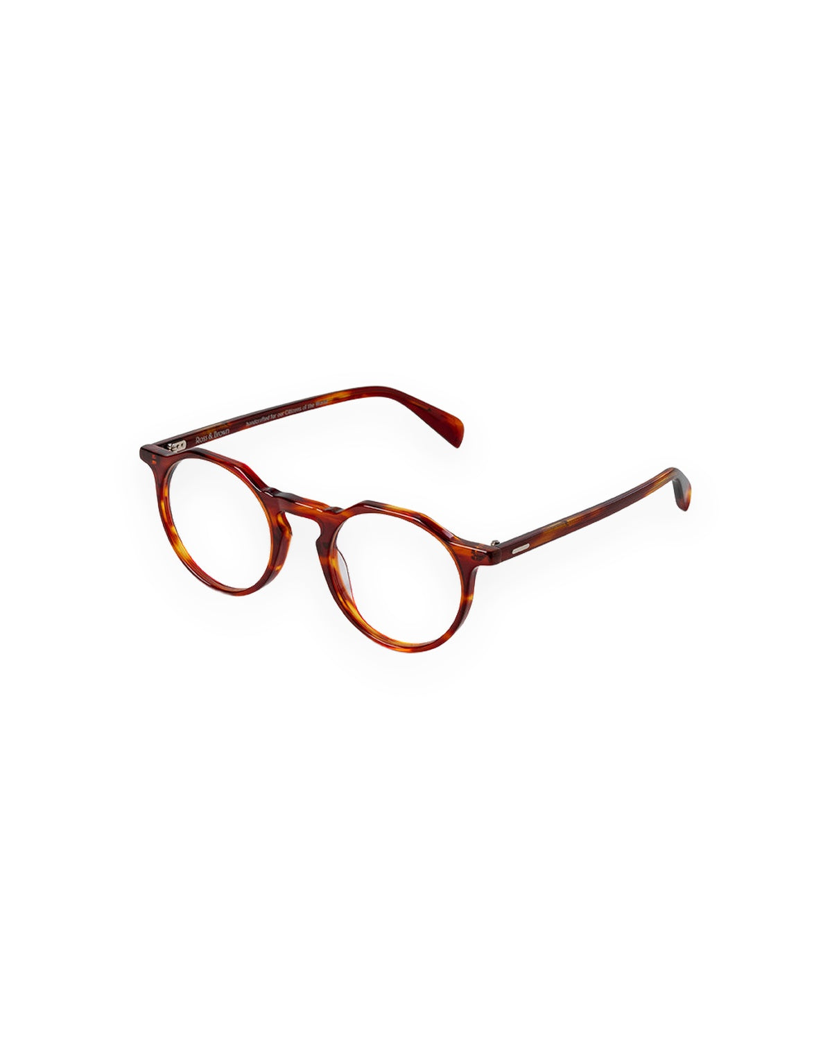 Angle view of ROSS & BROWN Paris III eyeglasses.