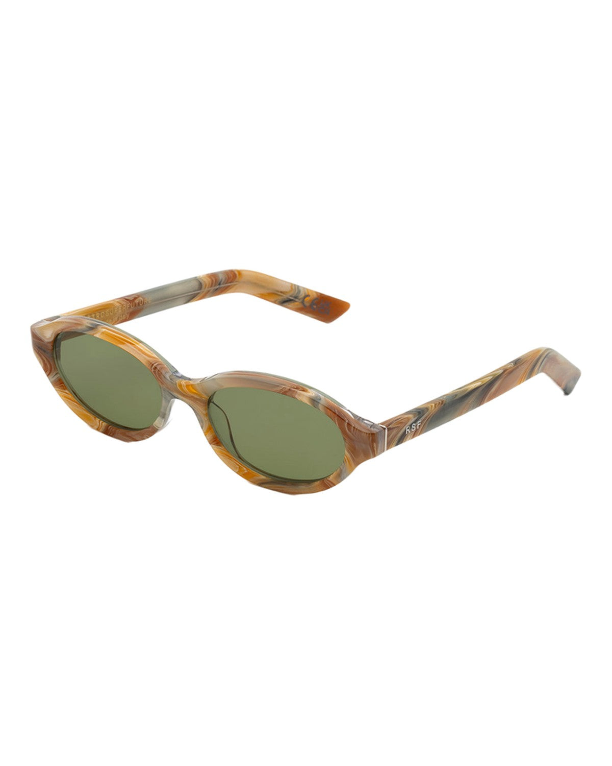 Angle view of RETROSUPERFUTURE Parola Boogie sunglasses.