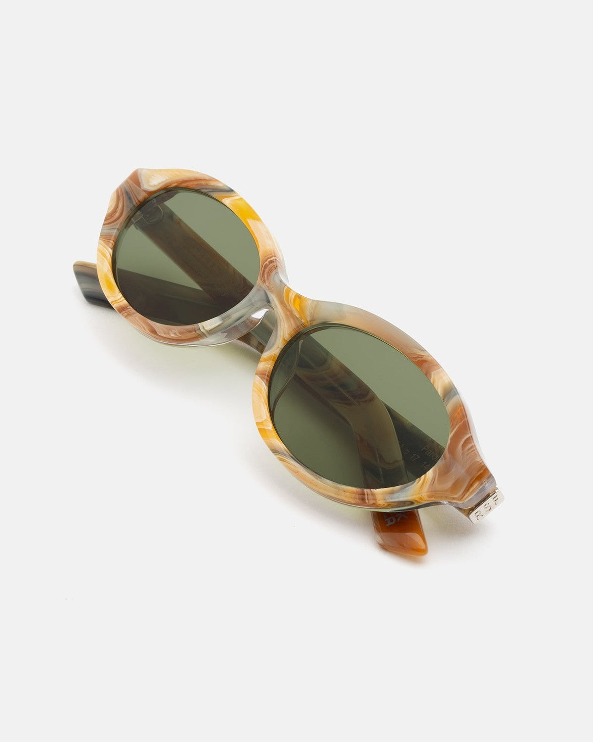 Folded view of RETROSUPERFUTURE Parola Boogie sunglasses.