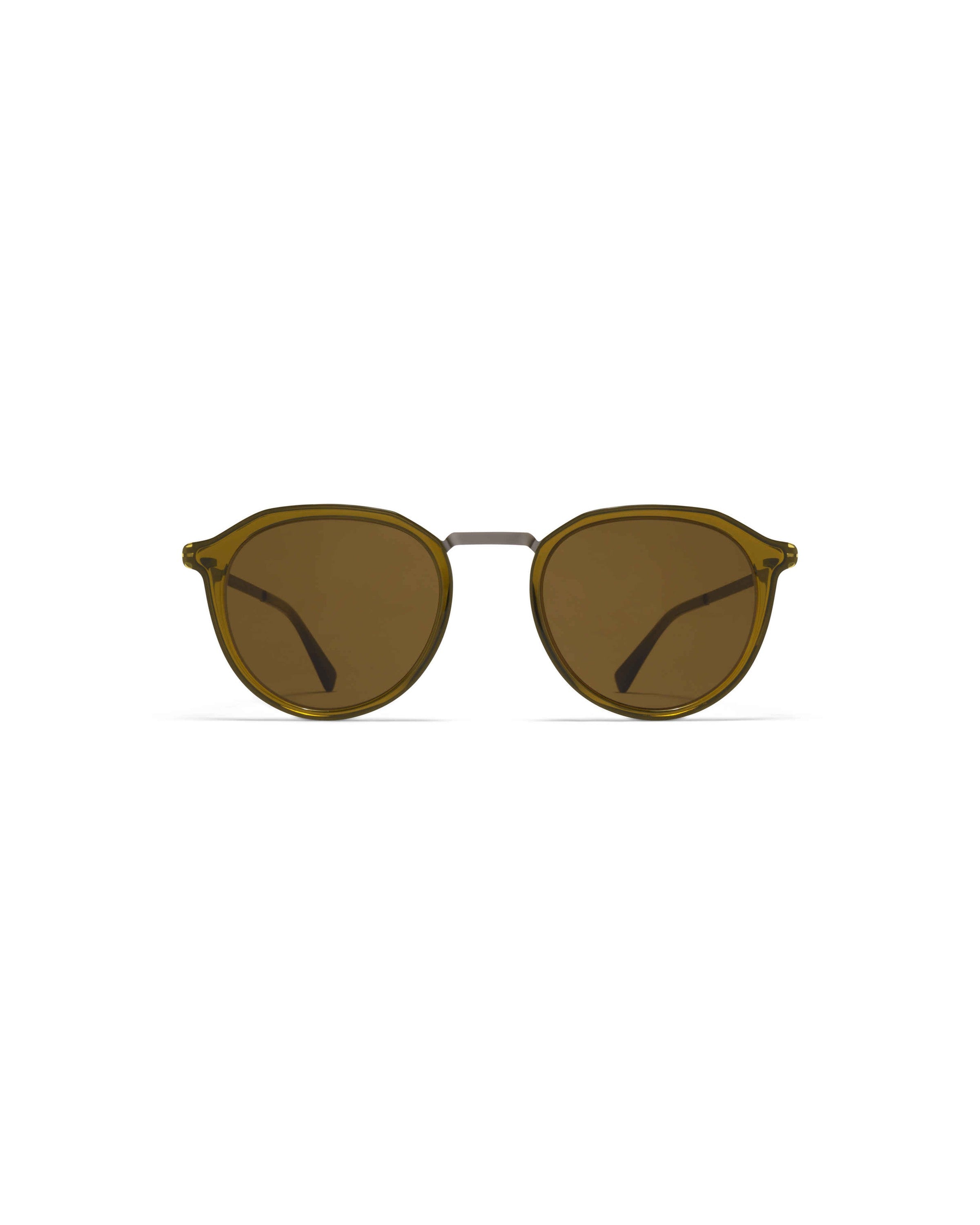 MYKITA PAULSON A67 GRAPHITE/PERIDOT Graphite/Peridot / Rawbrown Solid