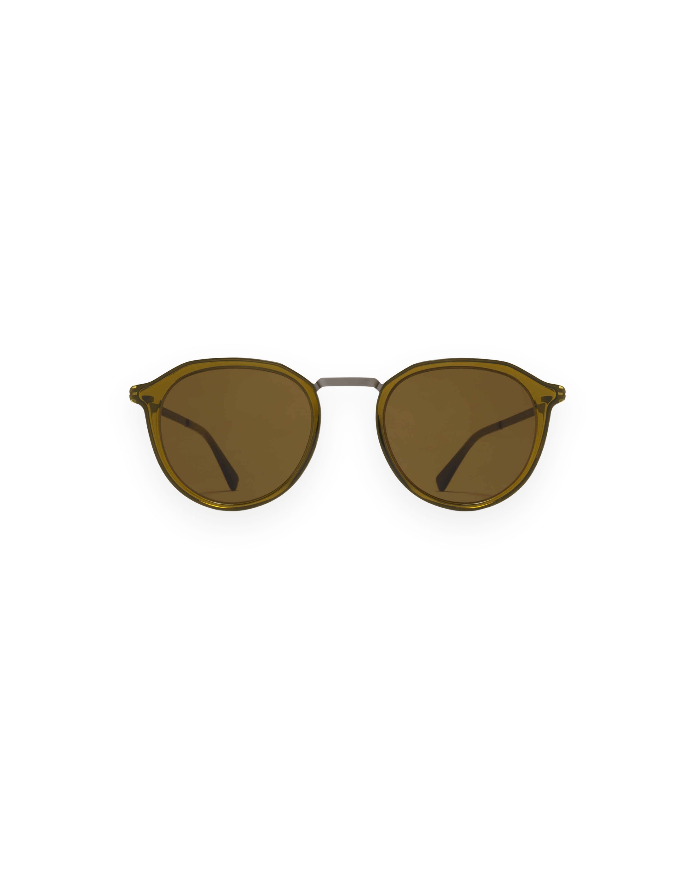 MYKITA PAULSON A67 GRAPHITE/PERIDOT Graphite/Peridot / Rawbrown Solid