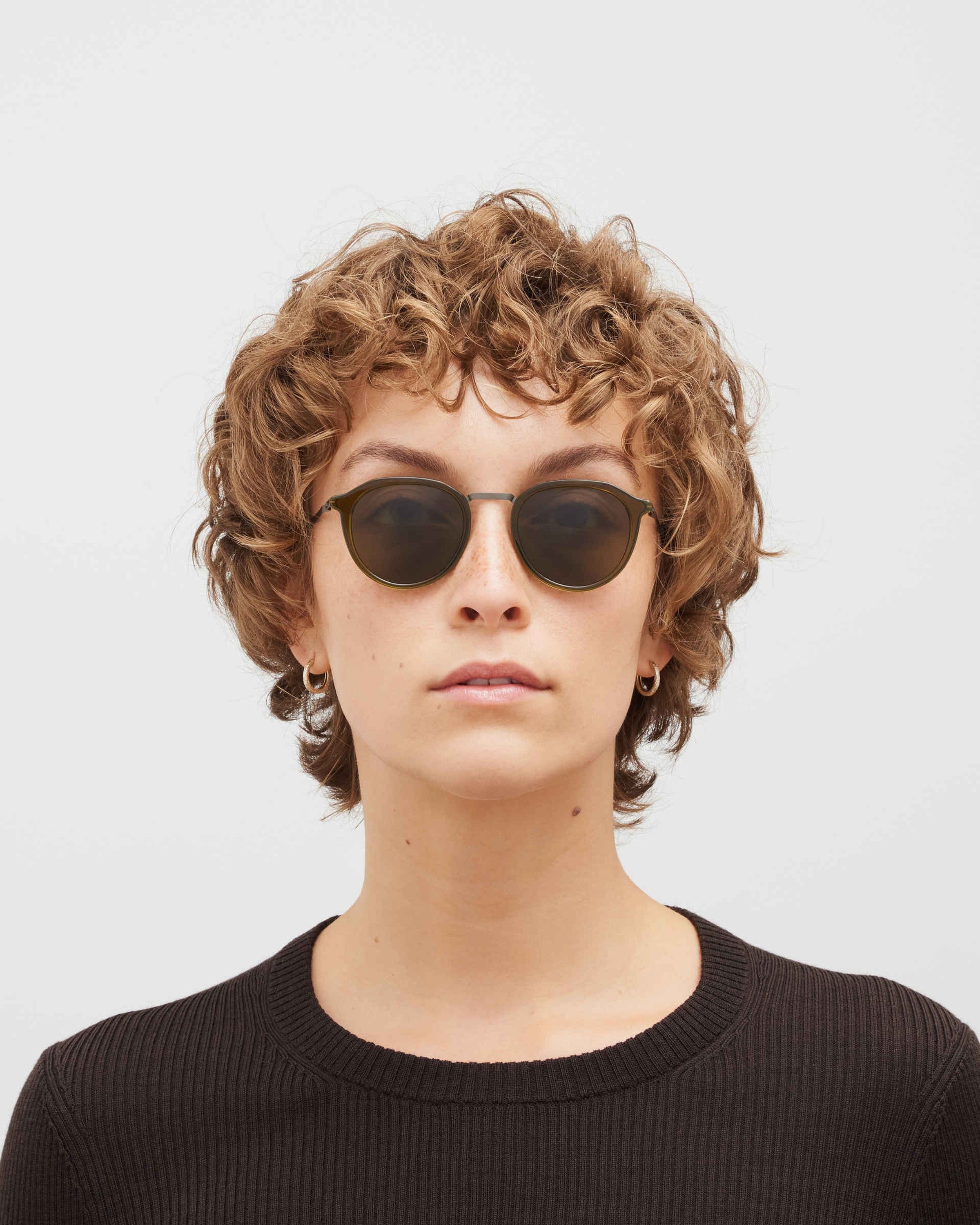 MYKITA PAULSON A67 GRAPHITE/PERIDOT Graphite/Peridot / Rawbrown Solid
