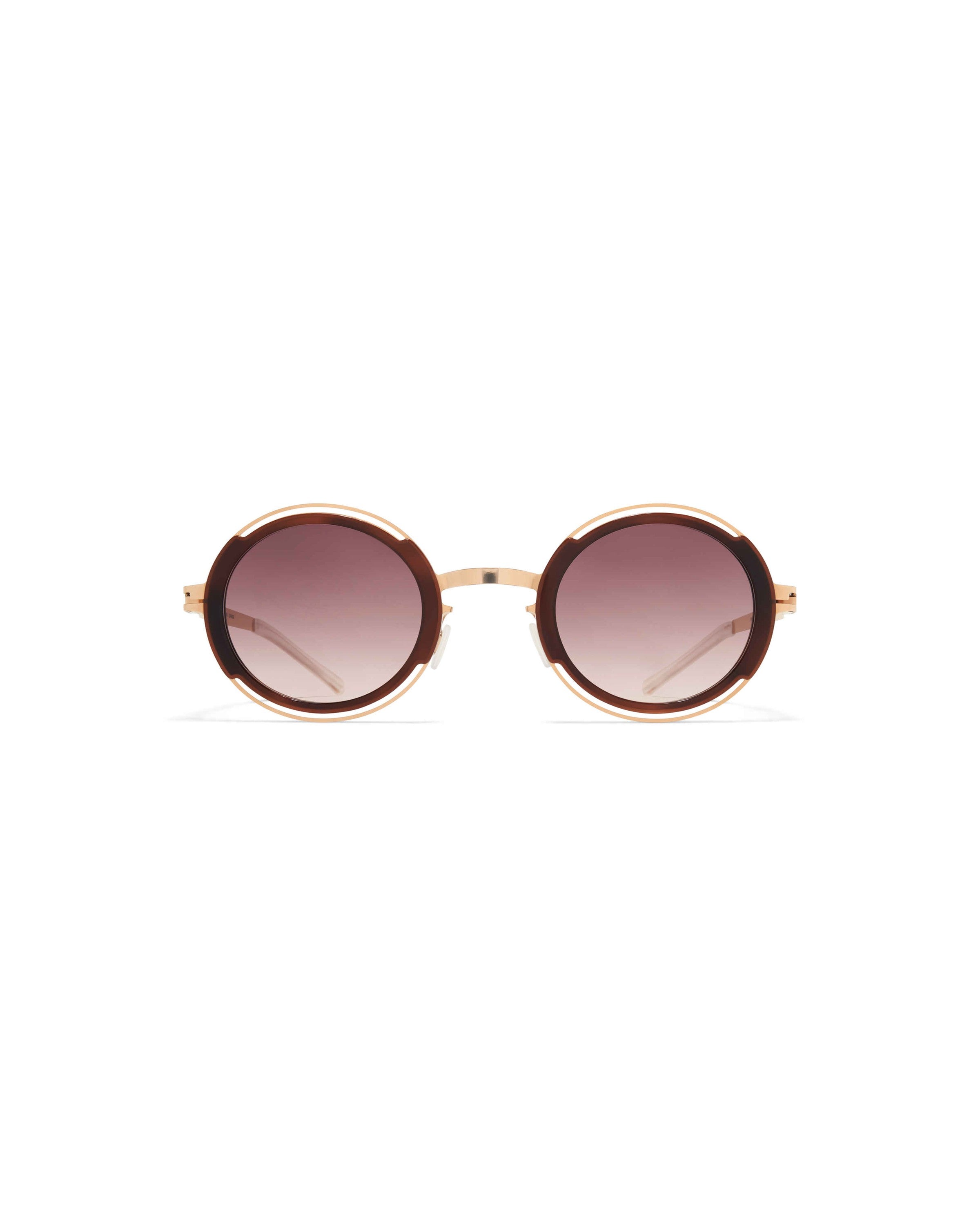 MYKITA PEARL A90 CHAMPAGNE GOLD/ZANZIBAR Champagne Gold/Zanzibar / Cedar Brown Gradient