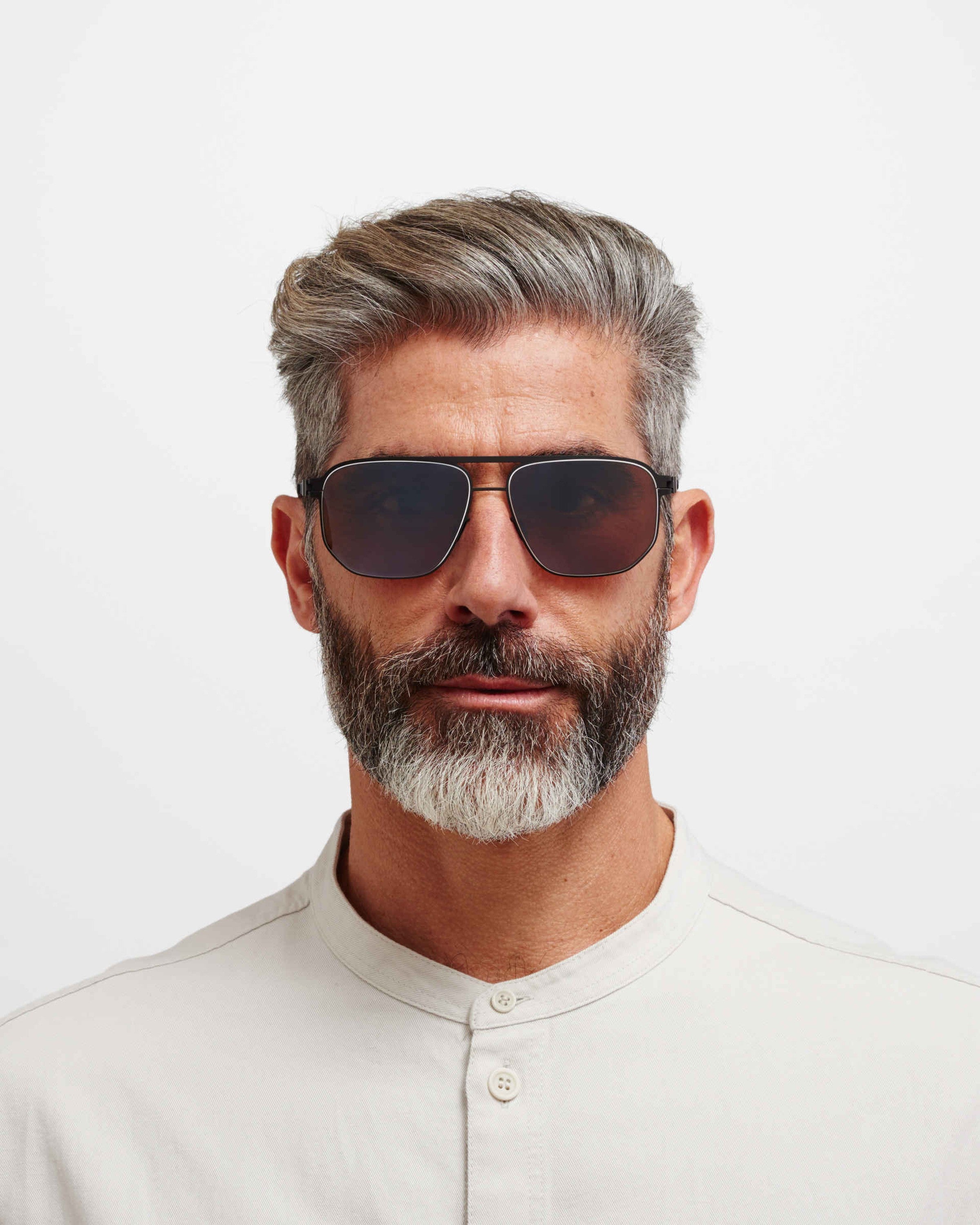 MYKITA PERRY BLACK/WHITE Black/White / PolPro HiCon Brown SL/F