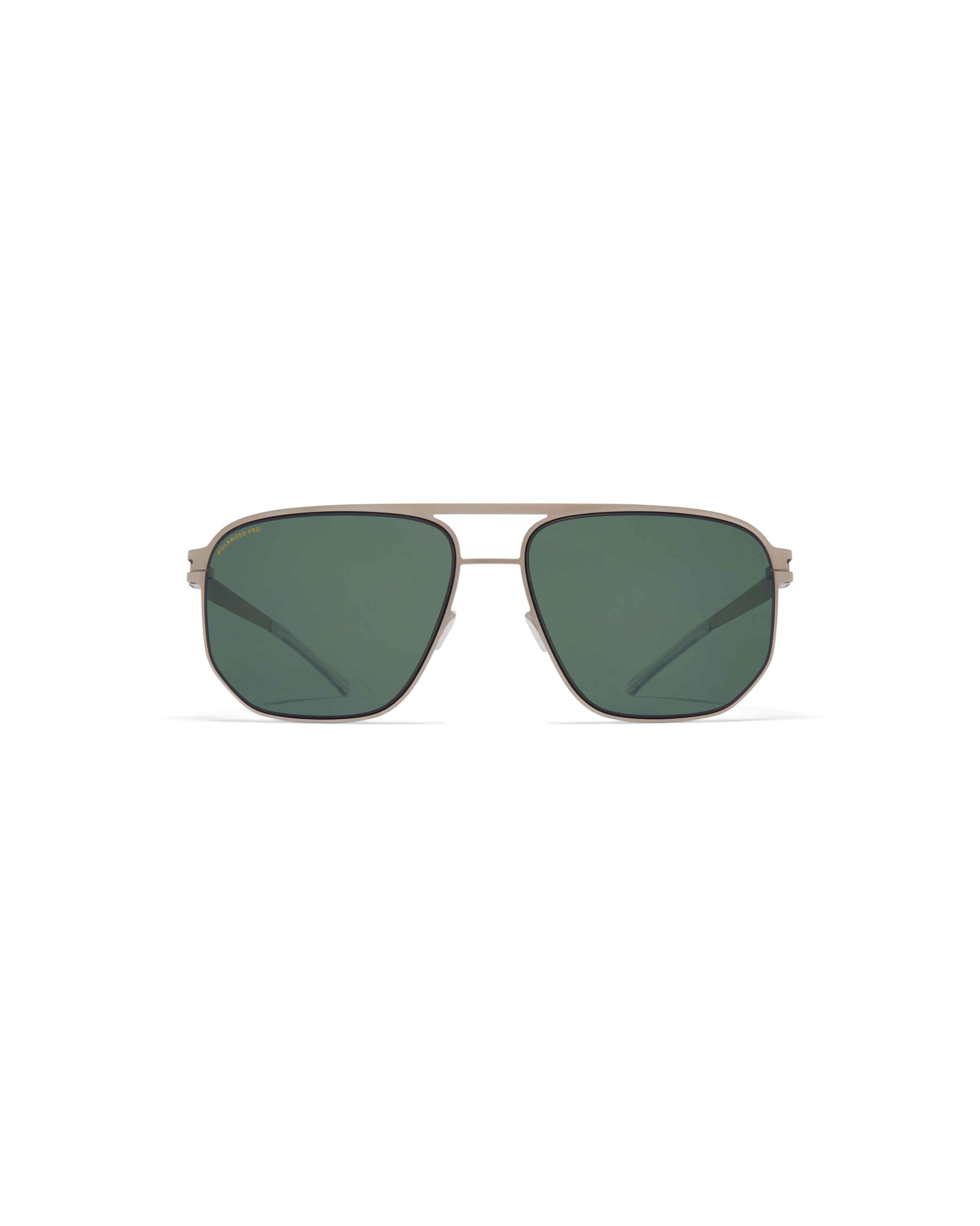 MYKITA PERRY MATTE SILVER/BLACK Matte Silver/Black / PolPro Green 15