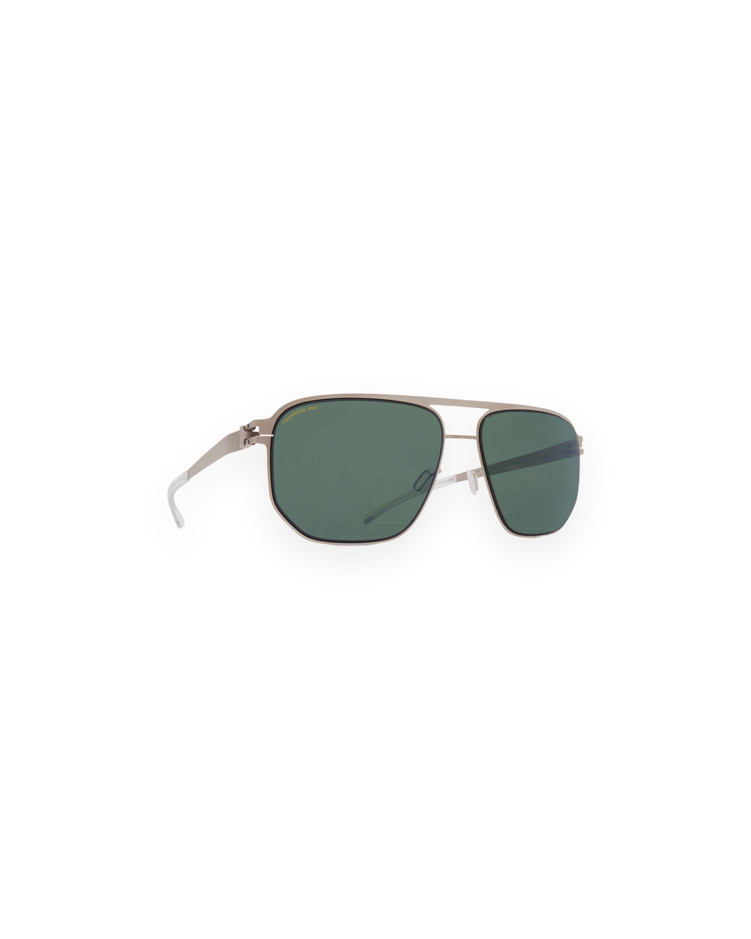 MYKITA PERRY MATTE SILVER/BLACK Matte Silver/Black / PolPro Green 15